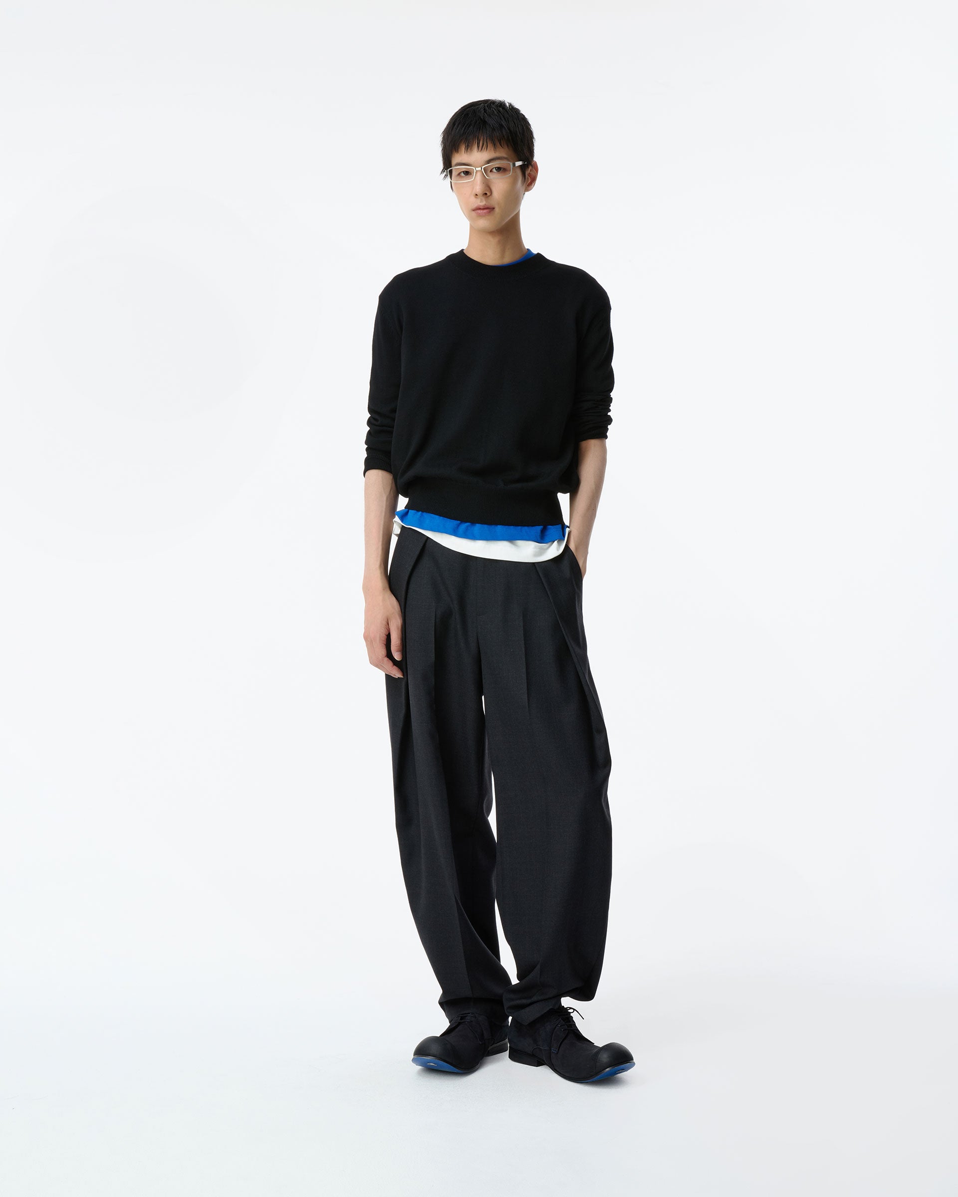 Ader Error - Sig; BK Tag knit 02 (Noir) product image 12 | TRAB K-Fashion Australia