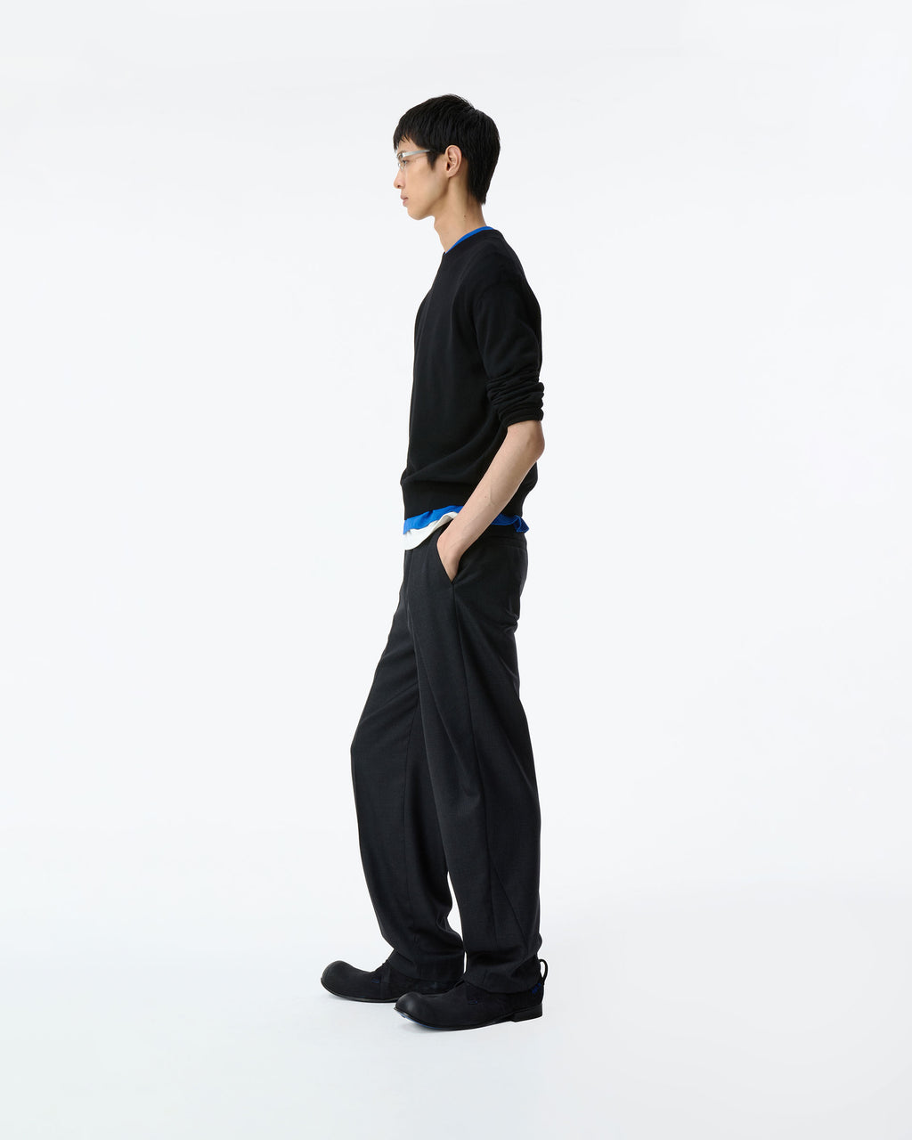 Ader Error - Sig; BK Tag knit 02 (Noir) product image 13 | TRAB K-Fashion Australia
