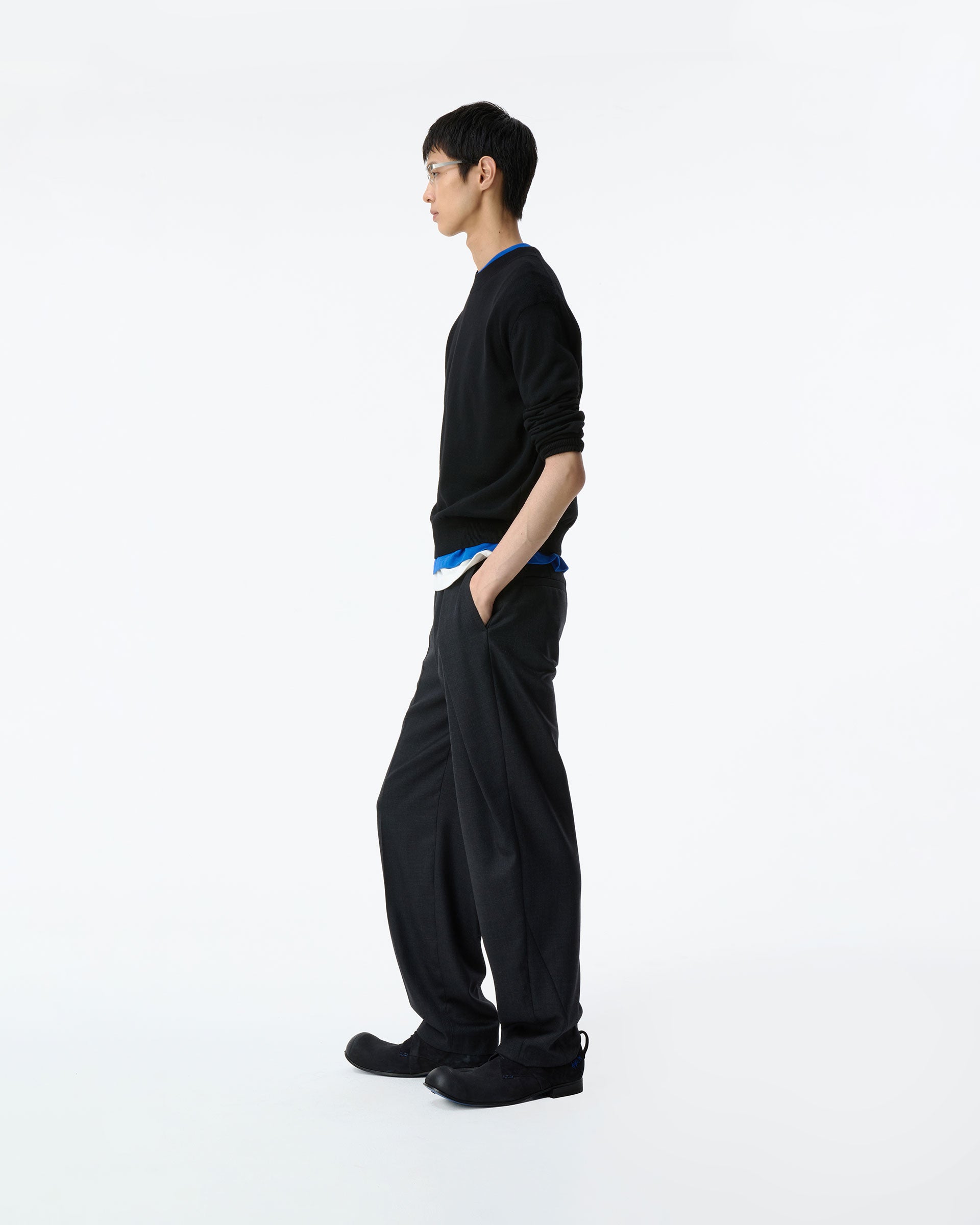 Ader Error - Sig; BK Tag knit 02 (Noir) product image 13 | TRAB K-Fashion Australia
