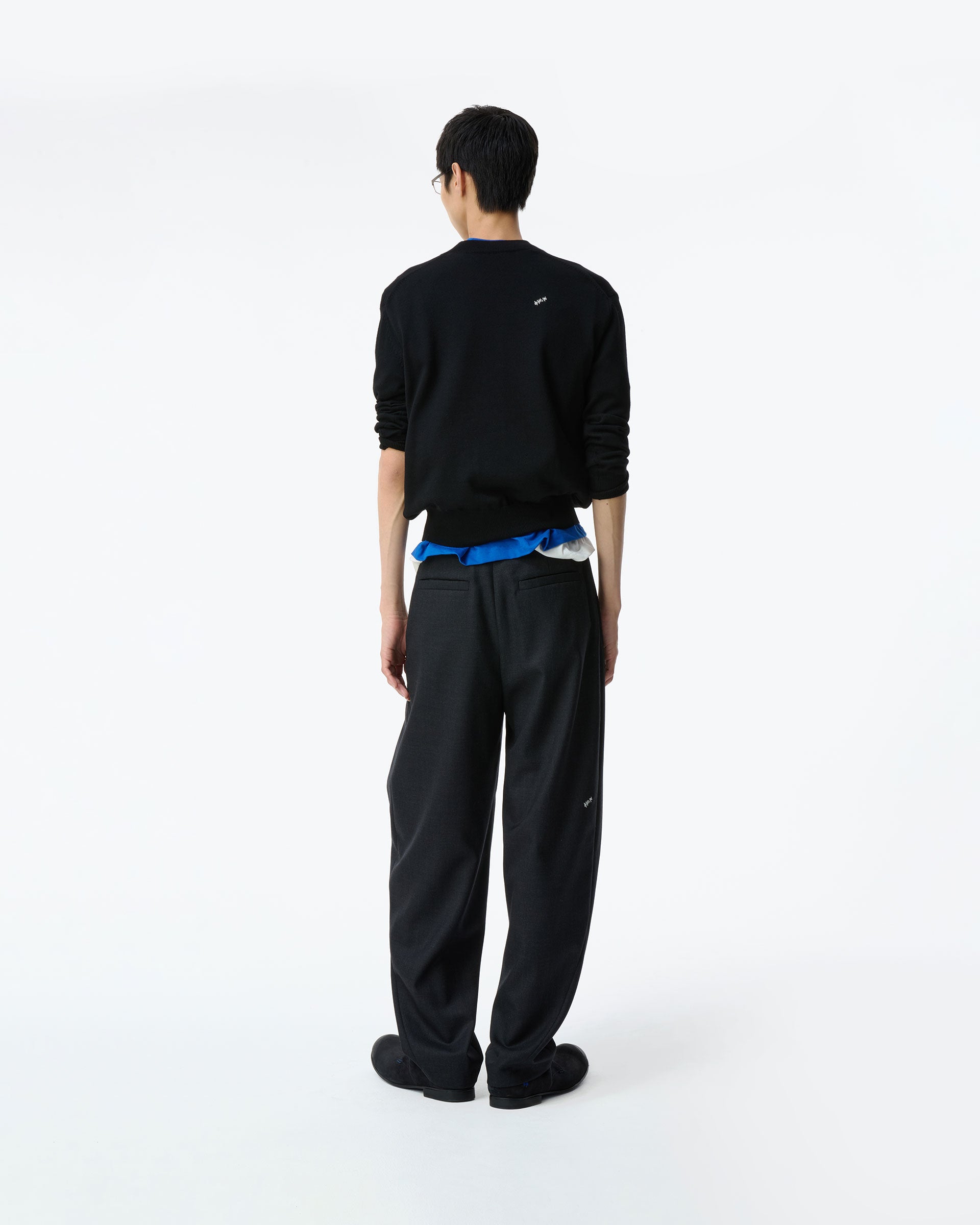 Ader Error - Sig; BK Tag knit 02 (Noir) product image 14 | TRAB K-Fashion Australia