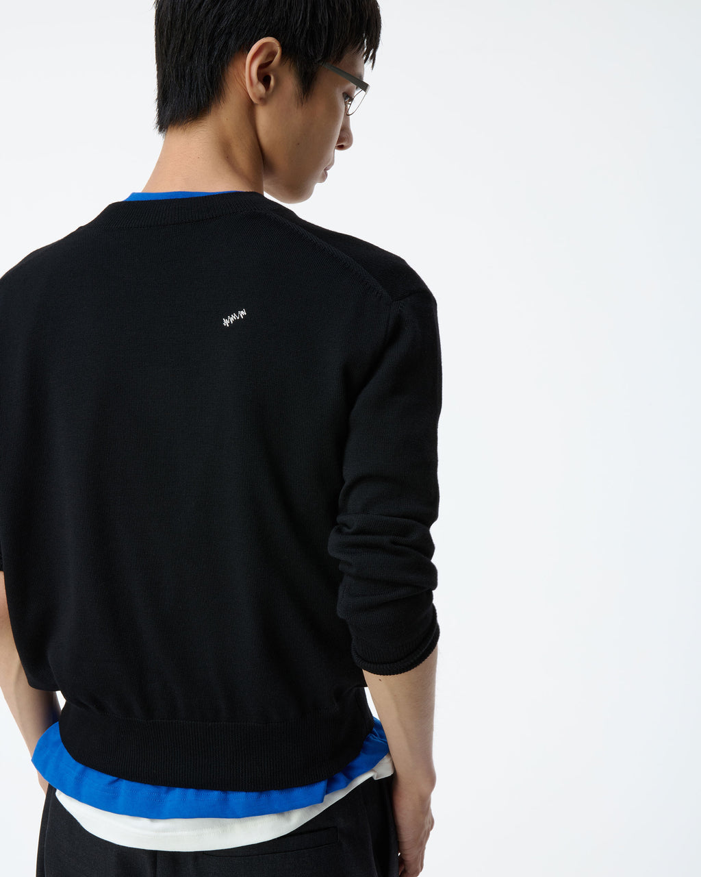 Ader Error - Sig; BK Tag knit 02 (Noir) product image 17 | TRAB K-Fashion Australia
