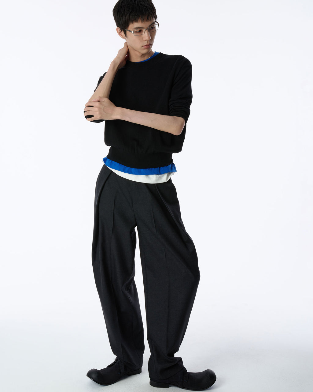 Ader Error - Sig; BK Tag knit 02 (Noir) product image 18 | TRAB K-Fashion Australia