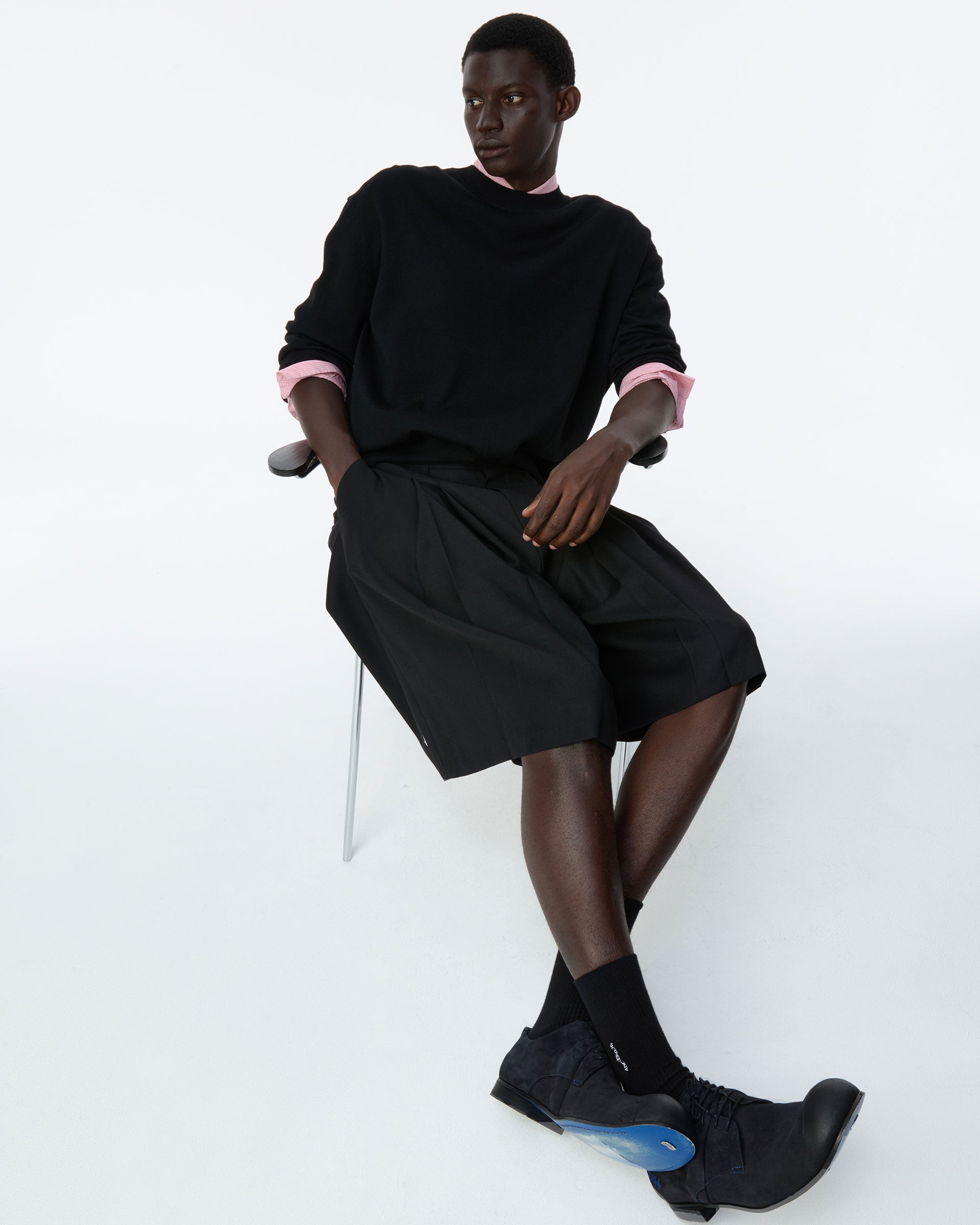 Ader Error - Sig; BK Tag knit 02 (Noir) product image 20 | TRAB K-Fashion Australia