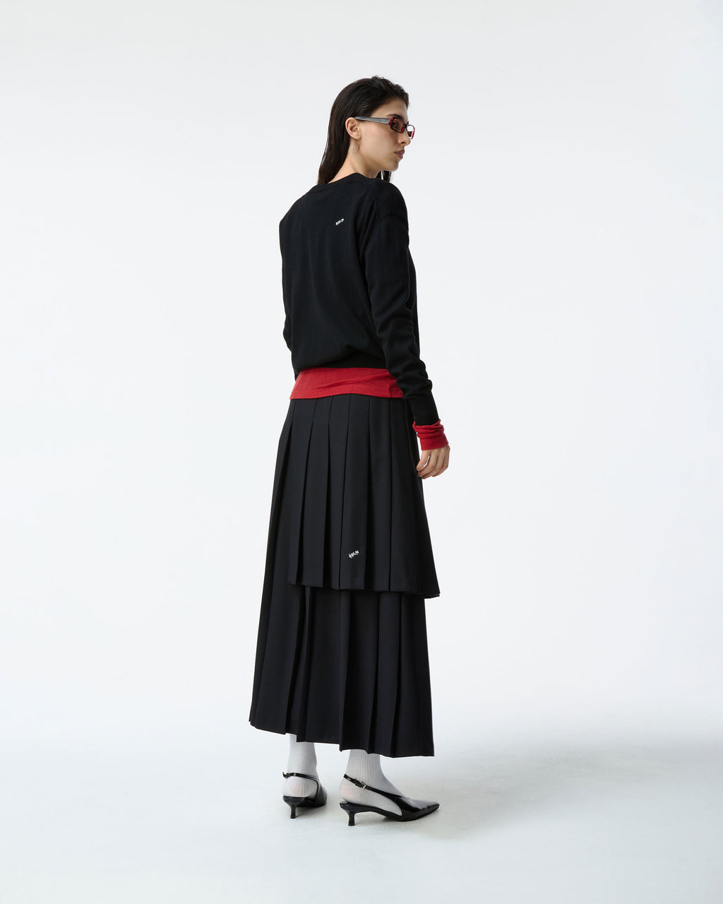Ader Error - Sig; BK Tag knit 02 (Noir) product image 3 | TRAB K-Fashion Australia