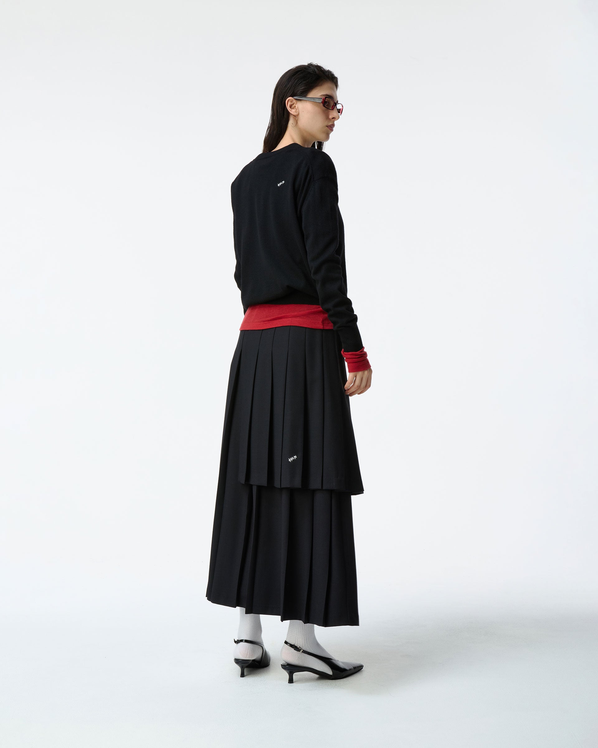 Ader Error - Sig; BK Tag knit 02 (Noir) product image 3 | TRAB K-Fashion Australia