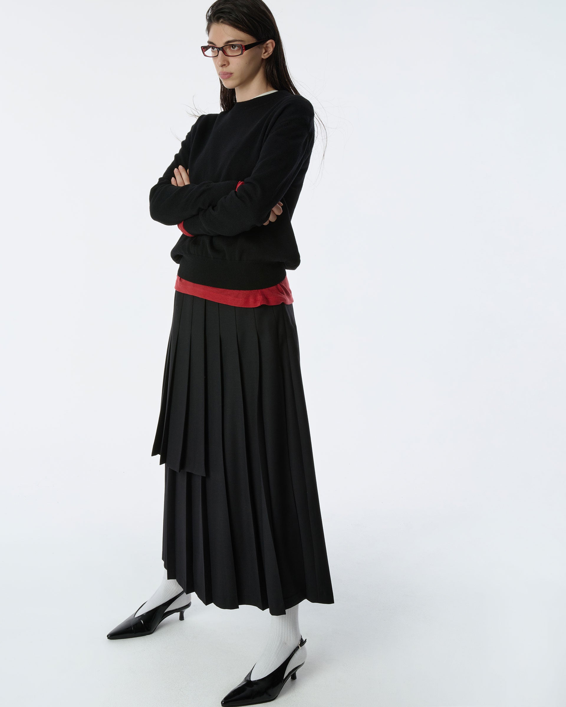 Ader Error - Sig; BK Tag knit 02 (Noir) product image 6 | TRAB K-Fashion Australia