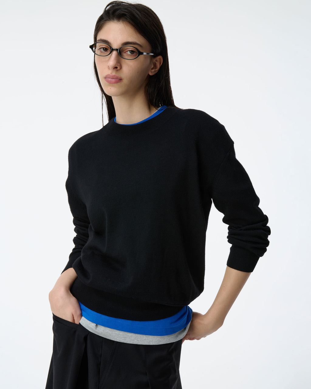Ader Error - Sig; BK Tag knit 02 (Noir) product image 8 | TRAB K-Fashion Australia