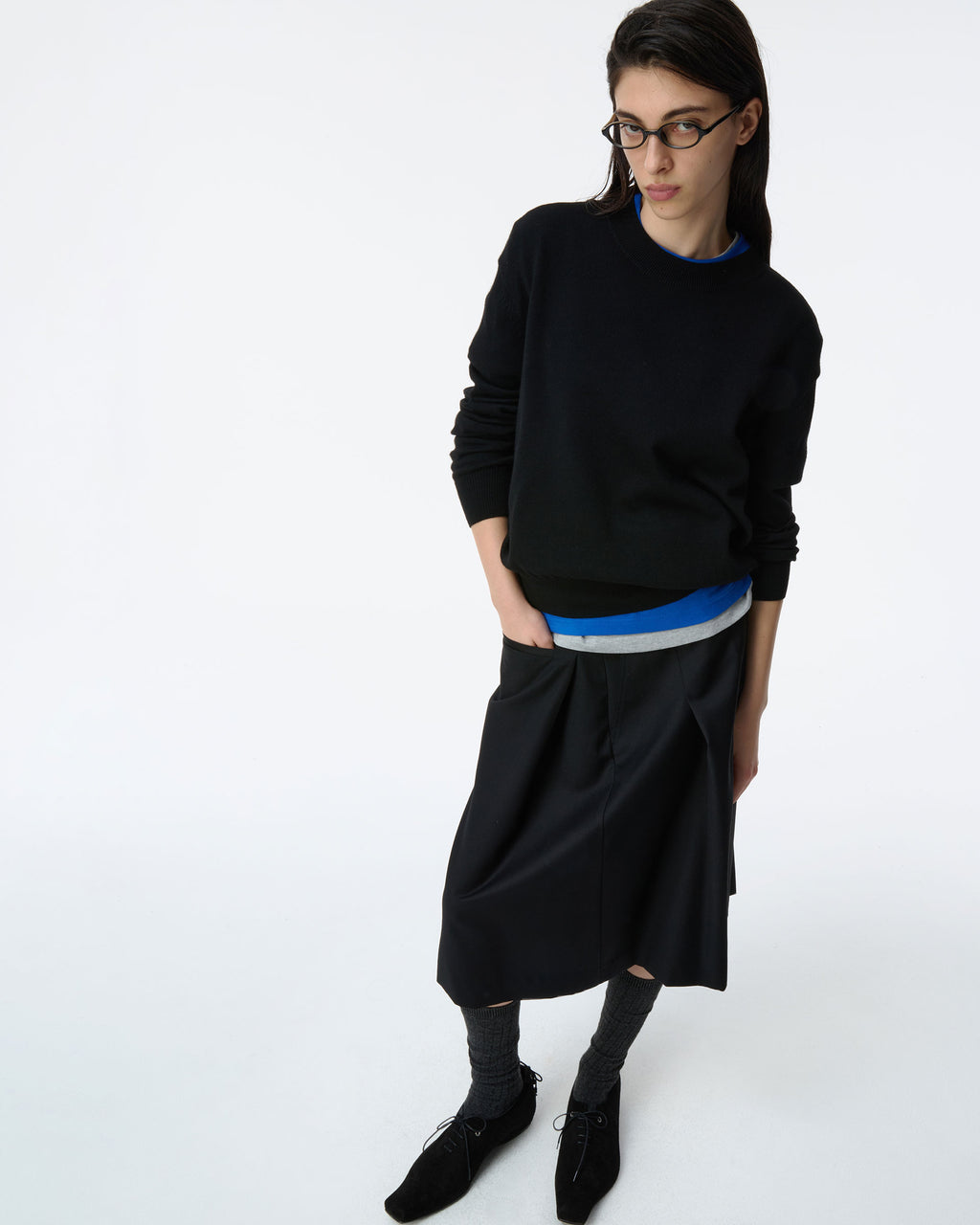Ader Error - Sig; BK Tag knit 02 (Noir) product image 9 | TRAB K-Fashion Australia