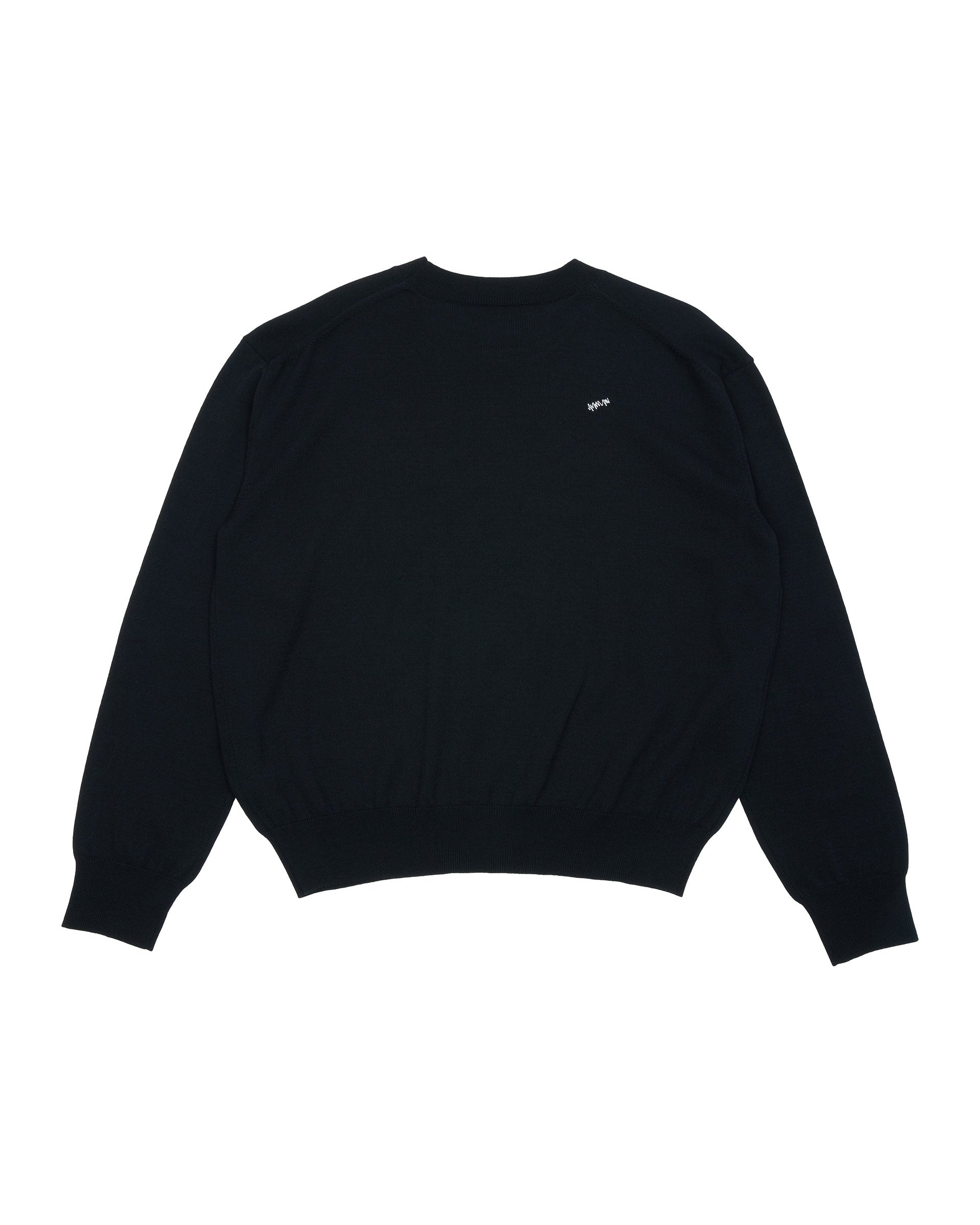 Ader Error - Sig; BK Tag knit 02 (Noir) product image 11 | TRAB K-Fashion Australia