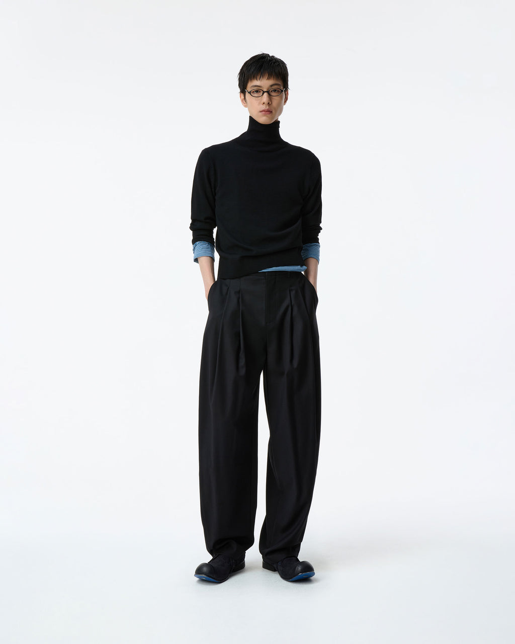 Ader Error - Sig; BK Tag turtleneck knit 01 (Noir) product image 9 | TRAB K-Fashion Australia