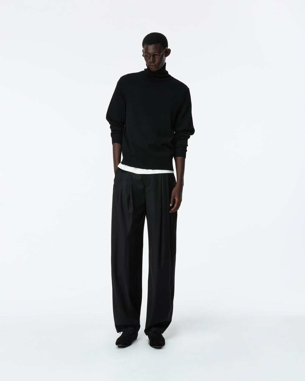 Ader Error - Sig; BK Tag turtleneck knit 01 (Noir) product image 14 | TRAB K-Fashion Australia