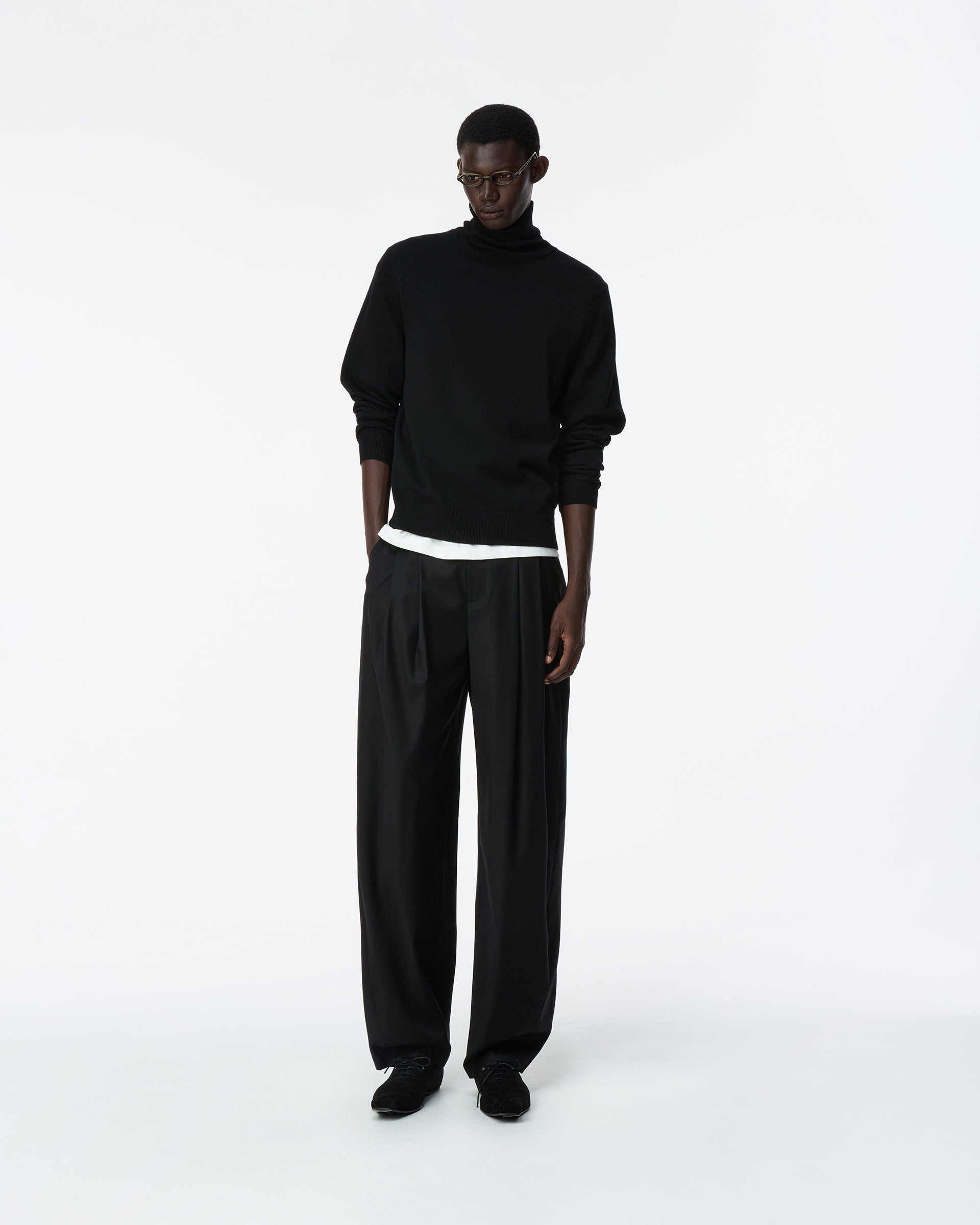 Ader Error - Sig; BK Tag turtleneck knit 01 (Noir) product image 14 | TRAB K-Fashion Australia
