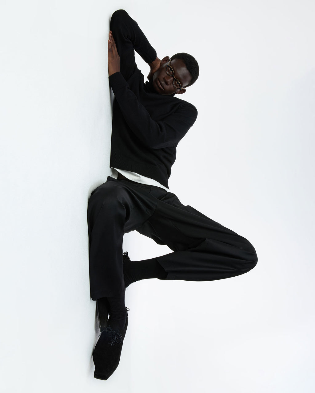 Ader Error - Sig; BK Tag turtleneck knit 01 (Noir) product image 15 | TRAB K-Fashion Australia