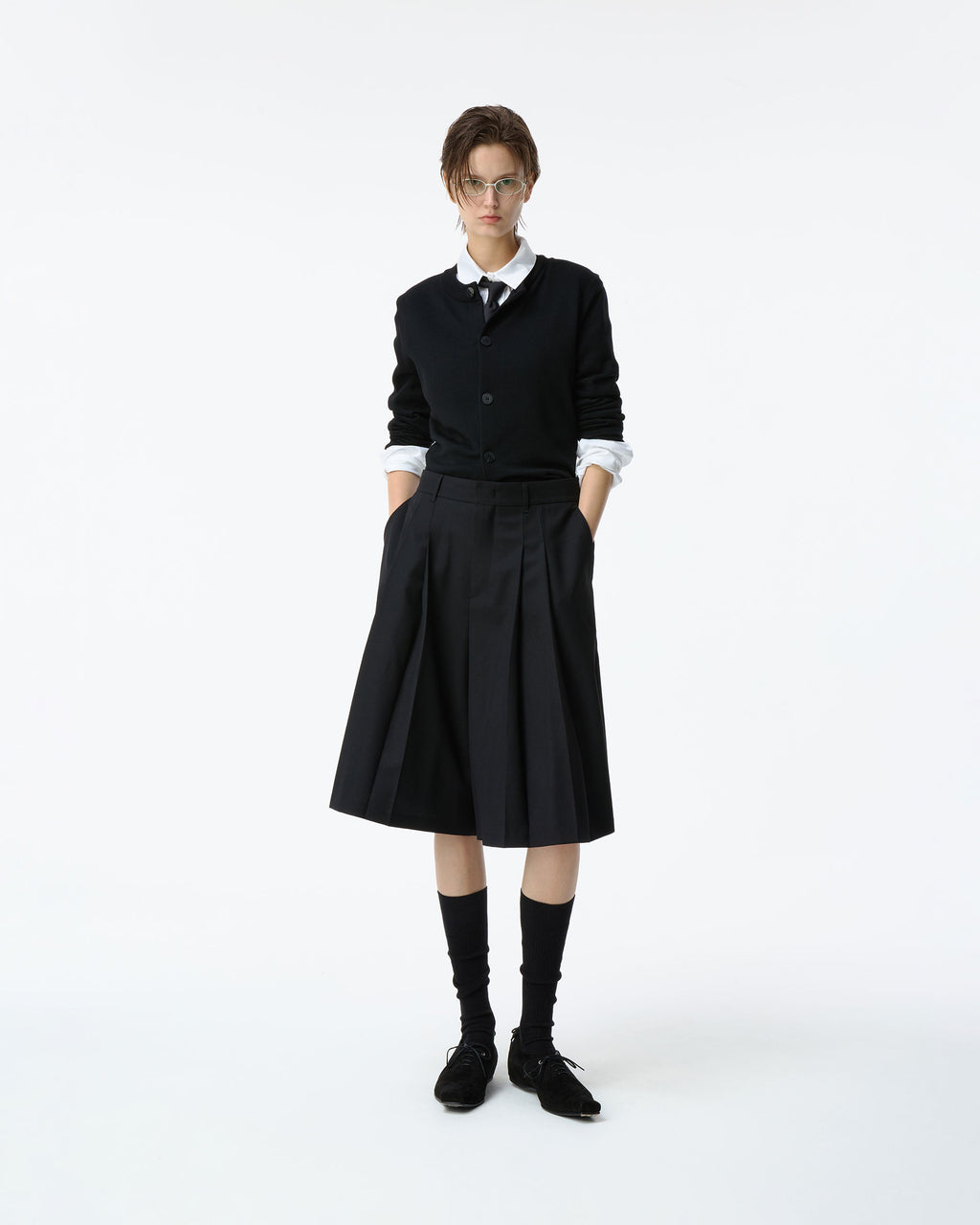 Ader Error - Sig; BK Tag cardigan 02 (Noir) product image 1 | TRAB K-Fashion Australia