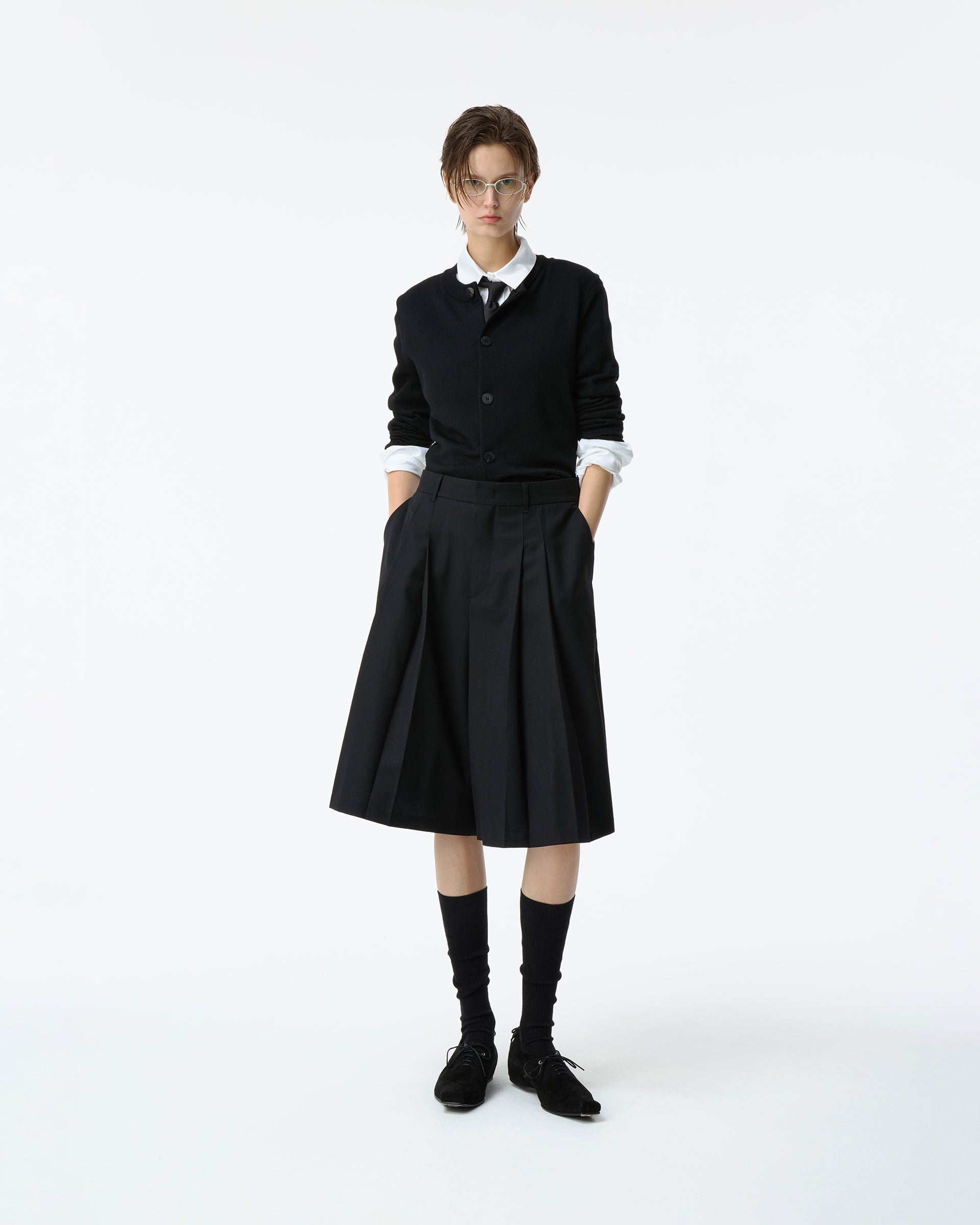 Ader Error - Sig; BK Tag cardigan 02 (Noir) product image 1 | TRAB K-Fashion Australia