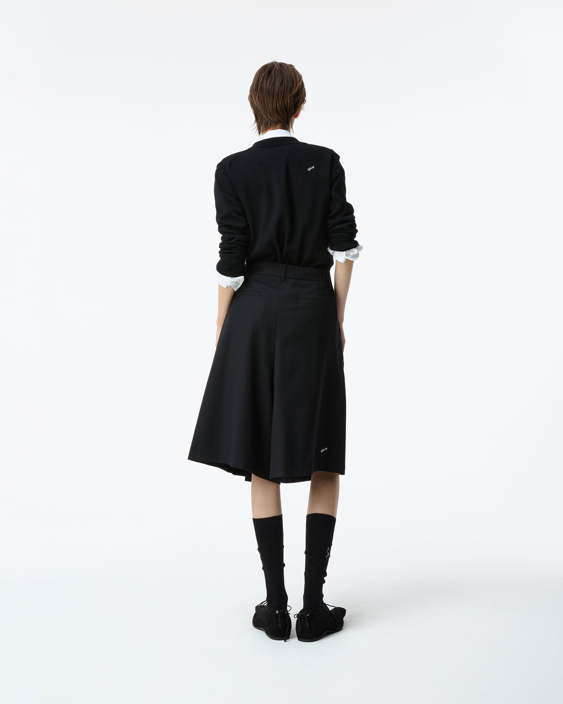 Ader Error - Sig; BK Tag cardigan 02 (Noir) product image 2 | TRAB K-Fashion Australia