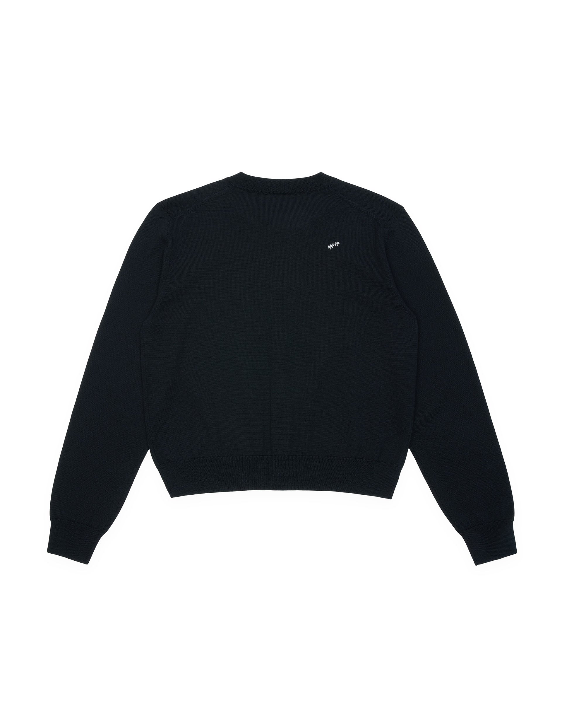 Ader Error - Sig; BK Tag cardigan 02 (Noir) product image 6 | TRAB K-Fashion Australia
