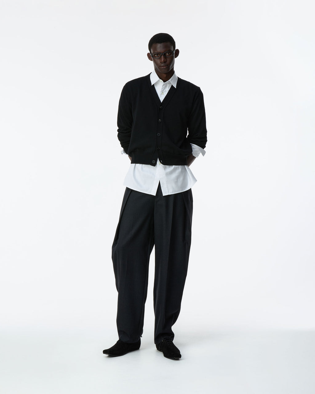 Ader Error - Sig; BK Tag cardigan 01 (Noir) product image 13 | TRAB K-Fashion Australia