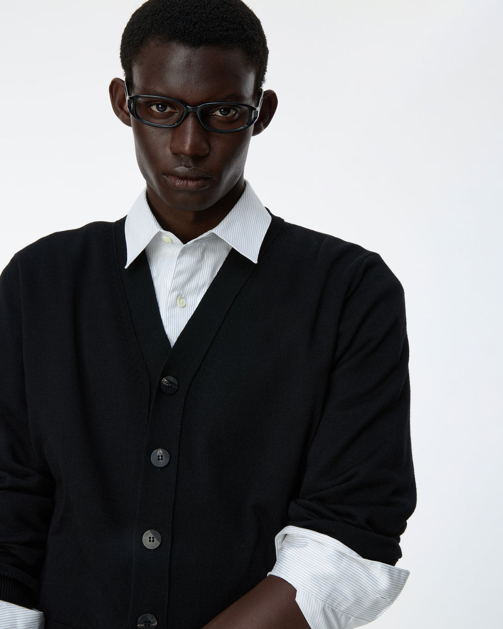 Ader Error - Sig; BK Tag cardigan 01 (Noir) product image 14 | TRAB K-Fashion Australia