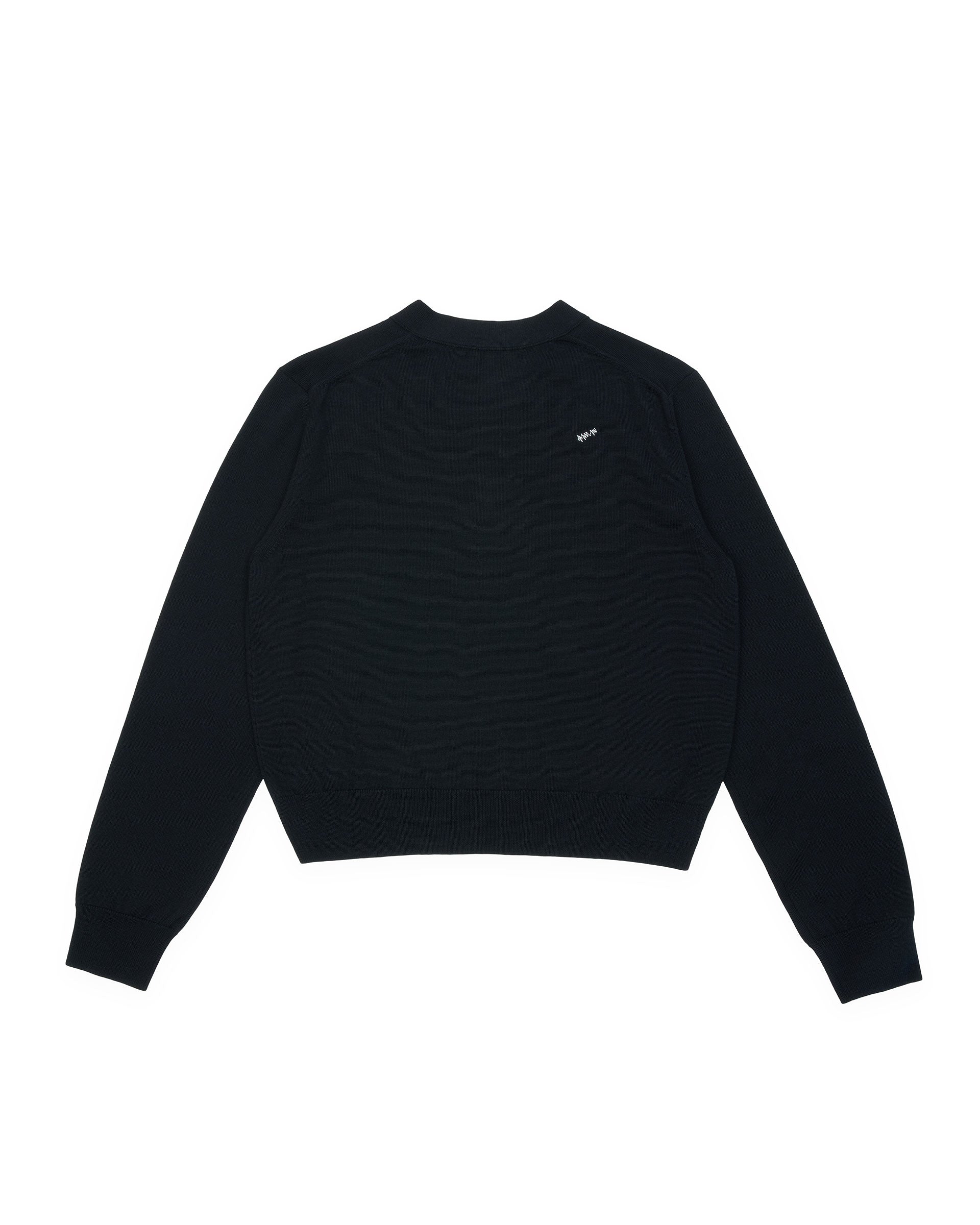 Ader Error - Sig; BK Tag cardigan 01 (Noir) product image 7 | TRAB K-Fashion Australia