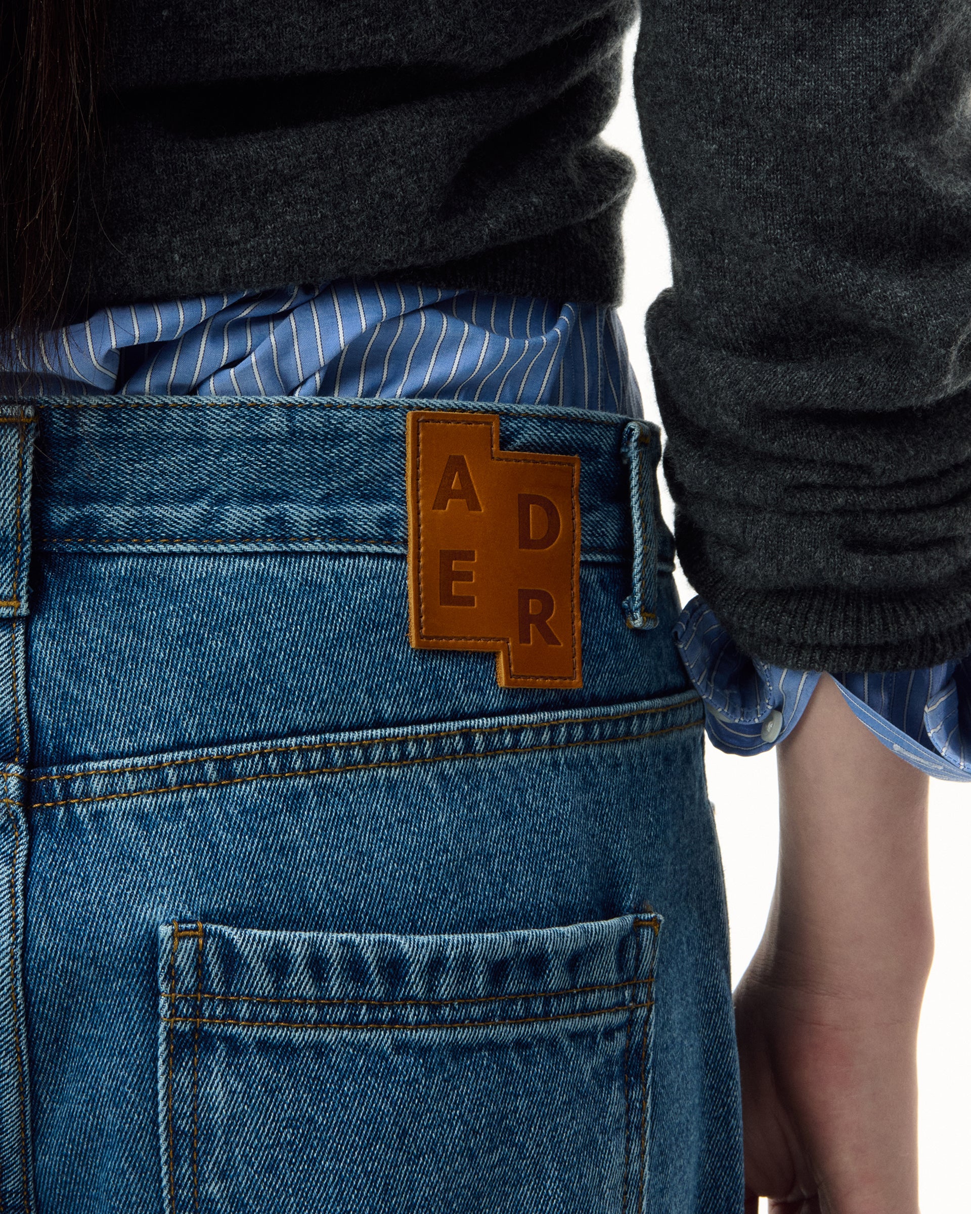 Ader Error - Sig; SV Tag jeans 01 (Blue) product image 5 | TRAB K-Fashion Australia
