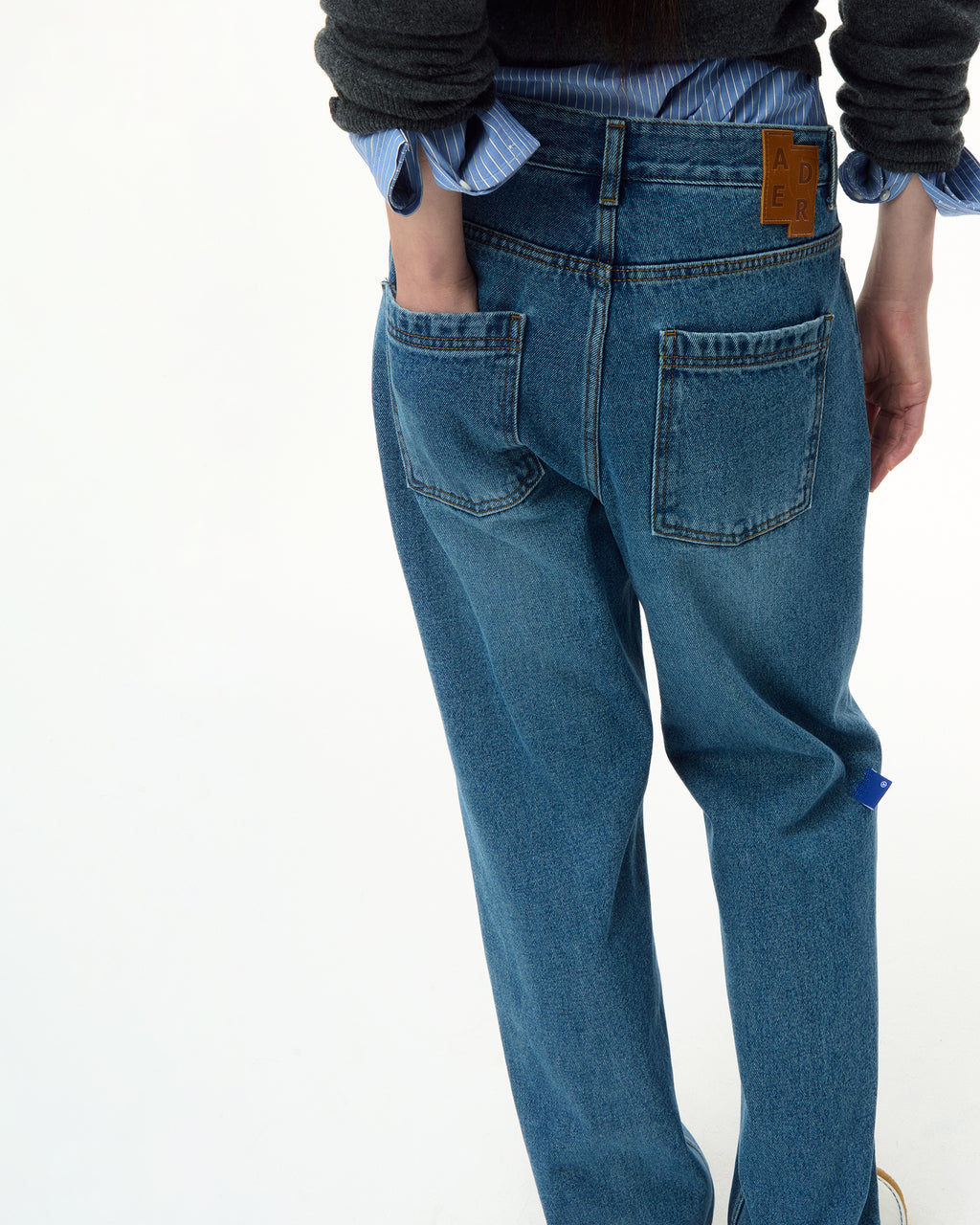 Ader Error - Sig; SV Tag jeans 01 (Blue) product image 6 | TRAB K-Fashion Australia
