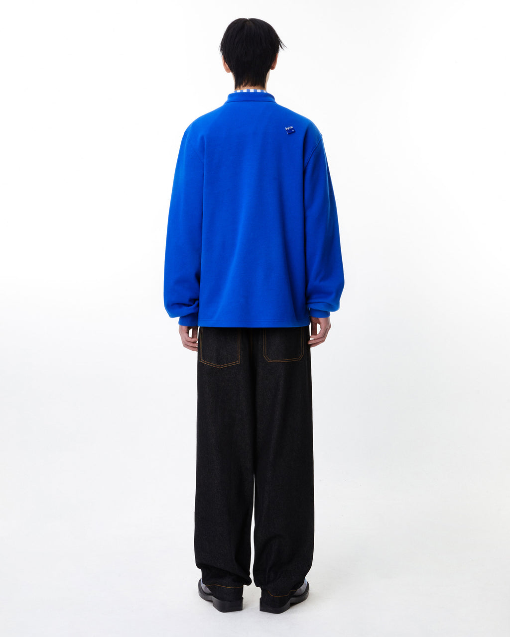 Ader Error - Sig; BL Tag LS polo t-shirt 04 (Z-Blue) product image 15 | TRAB K-Fashion Australia