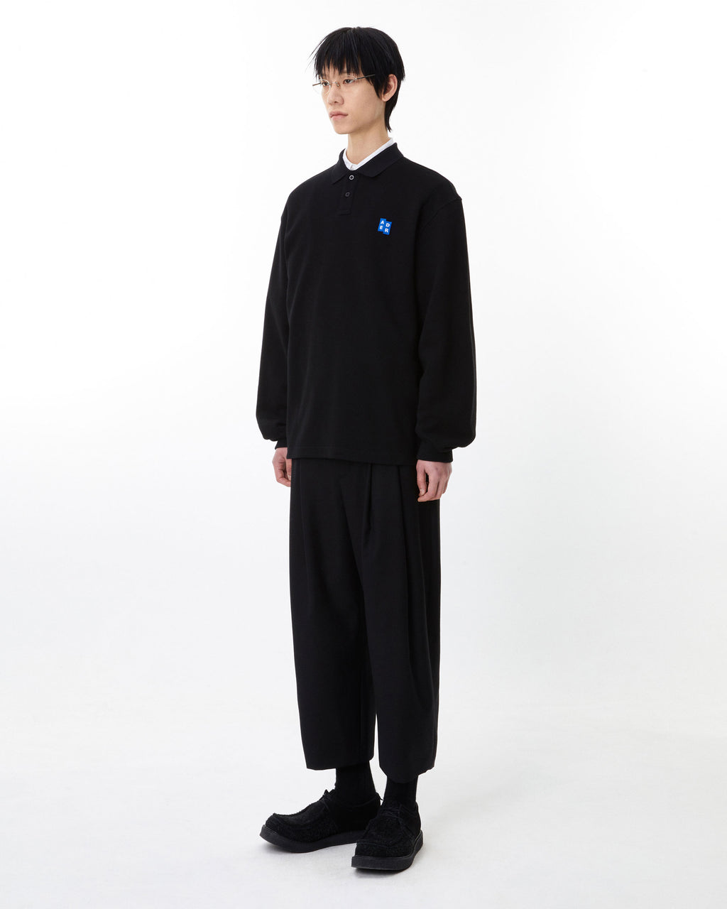 Ader Error - Sig; BL Tag LS polo t-shirt 04 (Noir) product image 10 | TRAB K-Fashion Australia