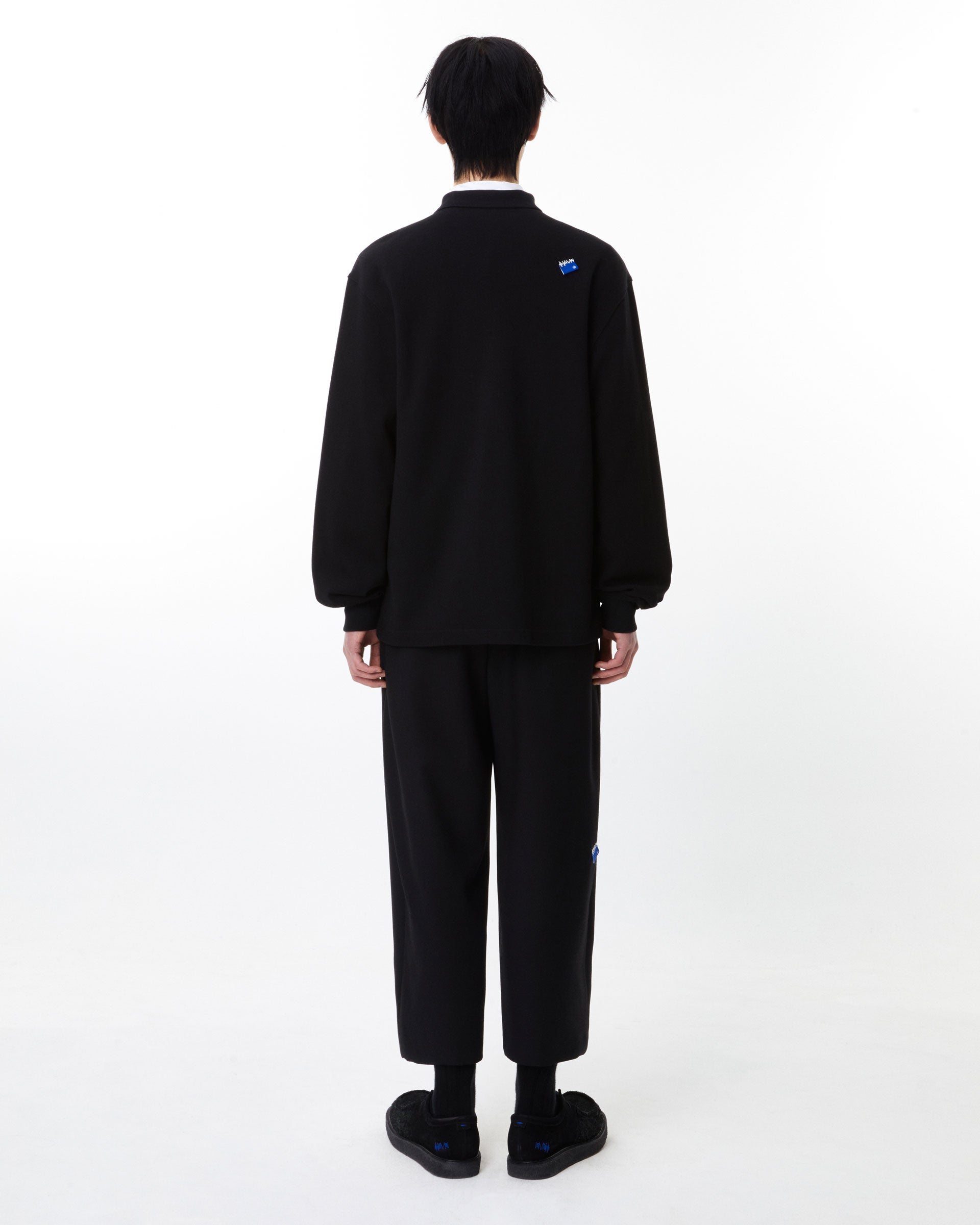Ader Error - Sig; BL Tag LS polo t-shirt 04 (Noir) product image 11 | TRAB K-Fashion Australia