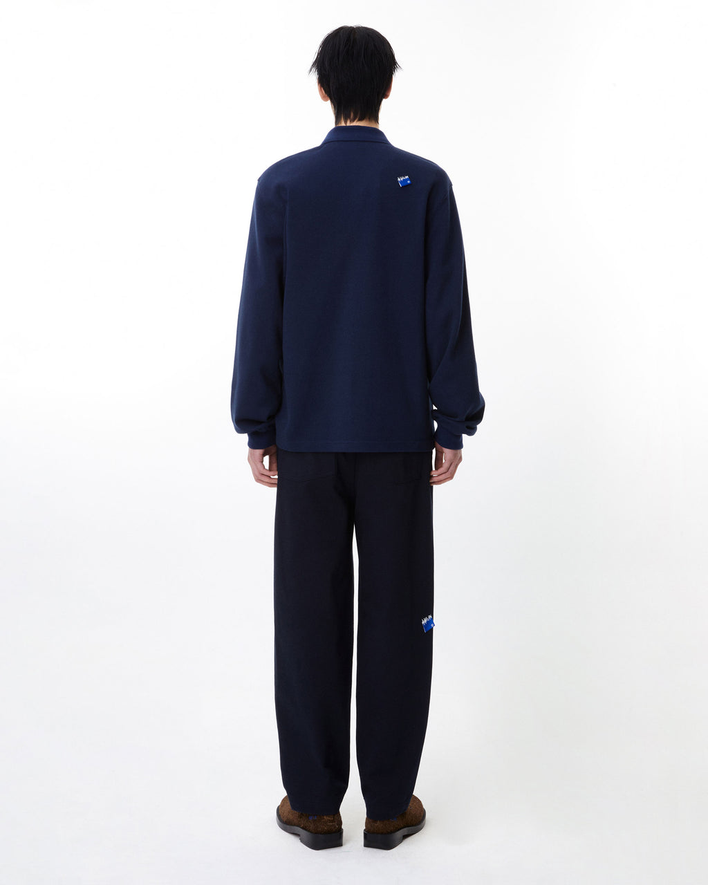 Ader Error - Sig; BL Tag LS polo t-shirt 04 (Navy) product image 12 | TRAB K-Fashion Australia