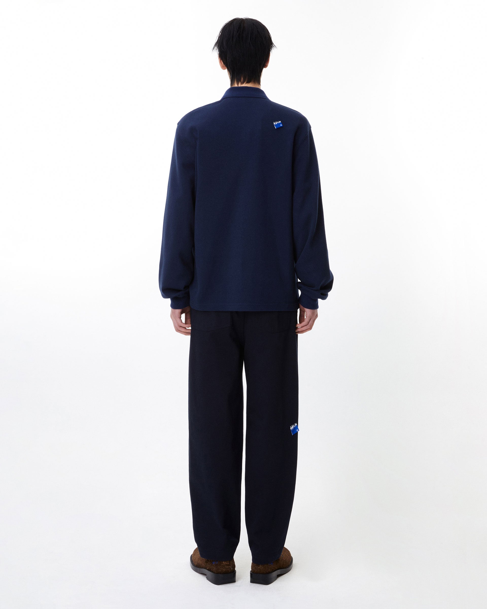 Ader Error - Sig; BL Tag LS polo t-shirt 04 (Navy) product image 12 | TRAB K-Fashion Australia