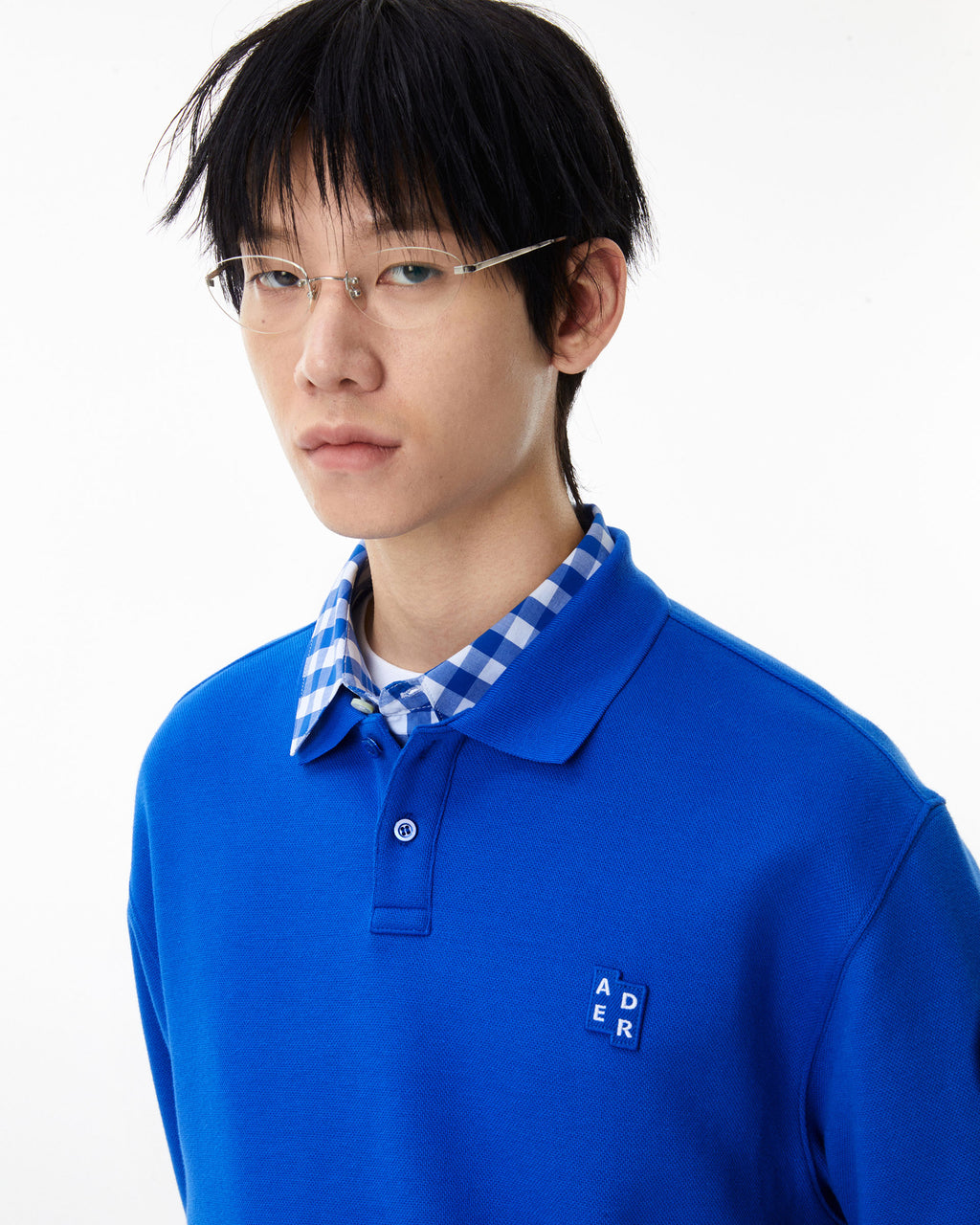 Ader Error - Sig; BL Tag LS polo t-shirt 04 (Blue) product image 13 | TRAB K-Fashion Australia