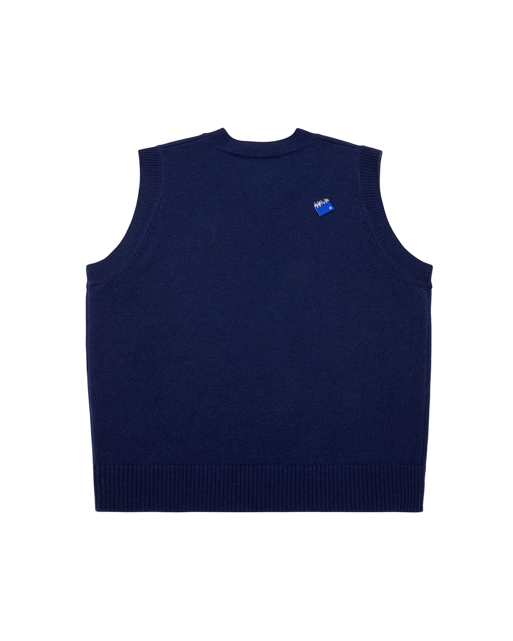 Ader Error - Sig; BL Tag knit vest 01 (Navy) product image 7 | TRAB K-Fashion Australia