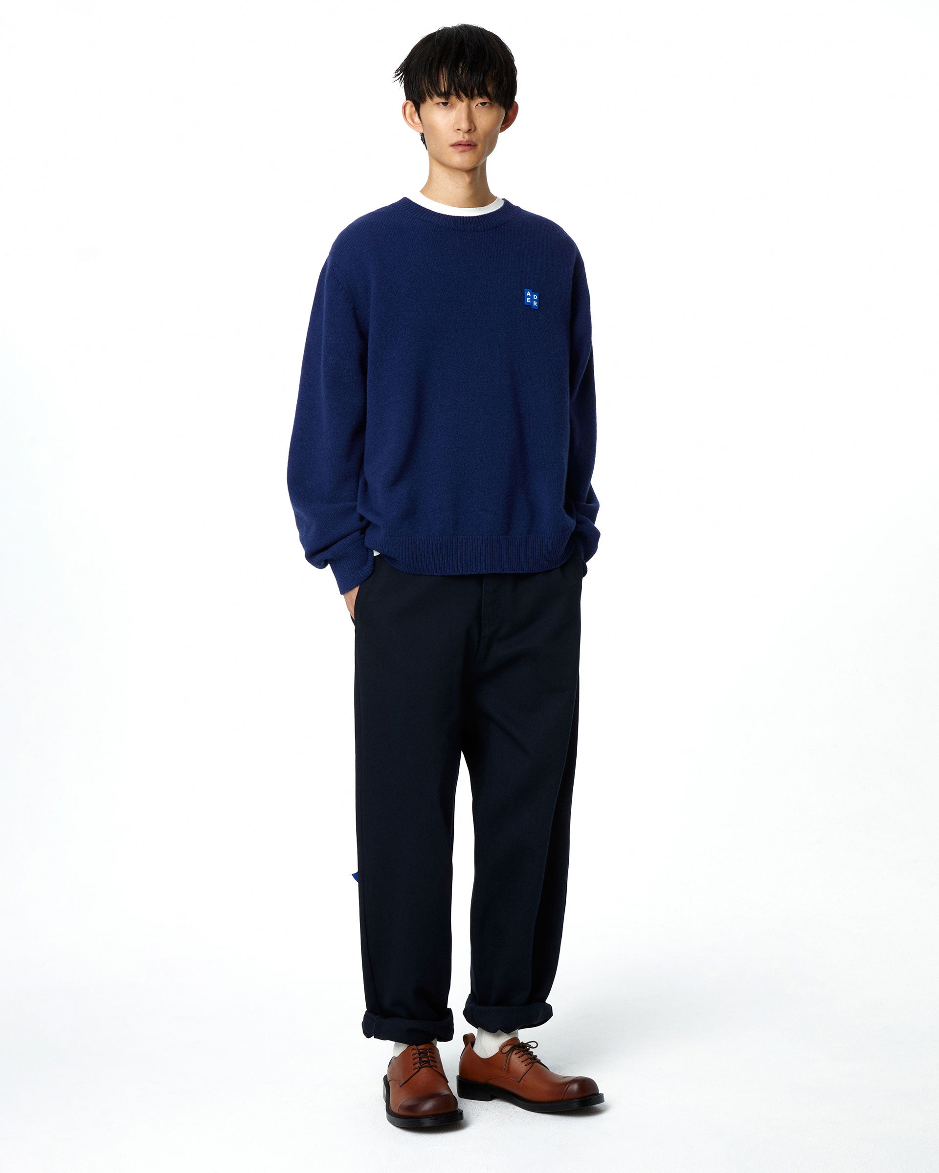 Ader Error - Sig; BL Tag knit 01 (Navy) product image 11 | TRAB K-Fashion Australia