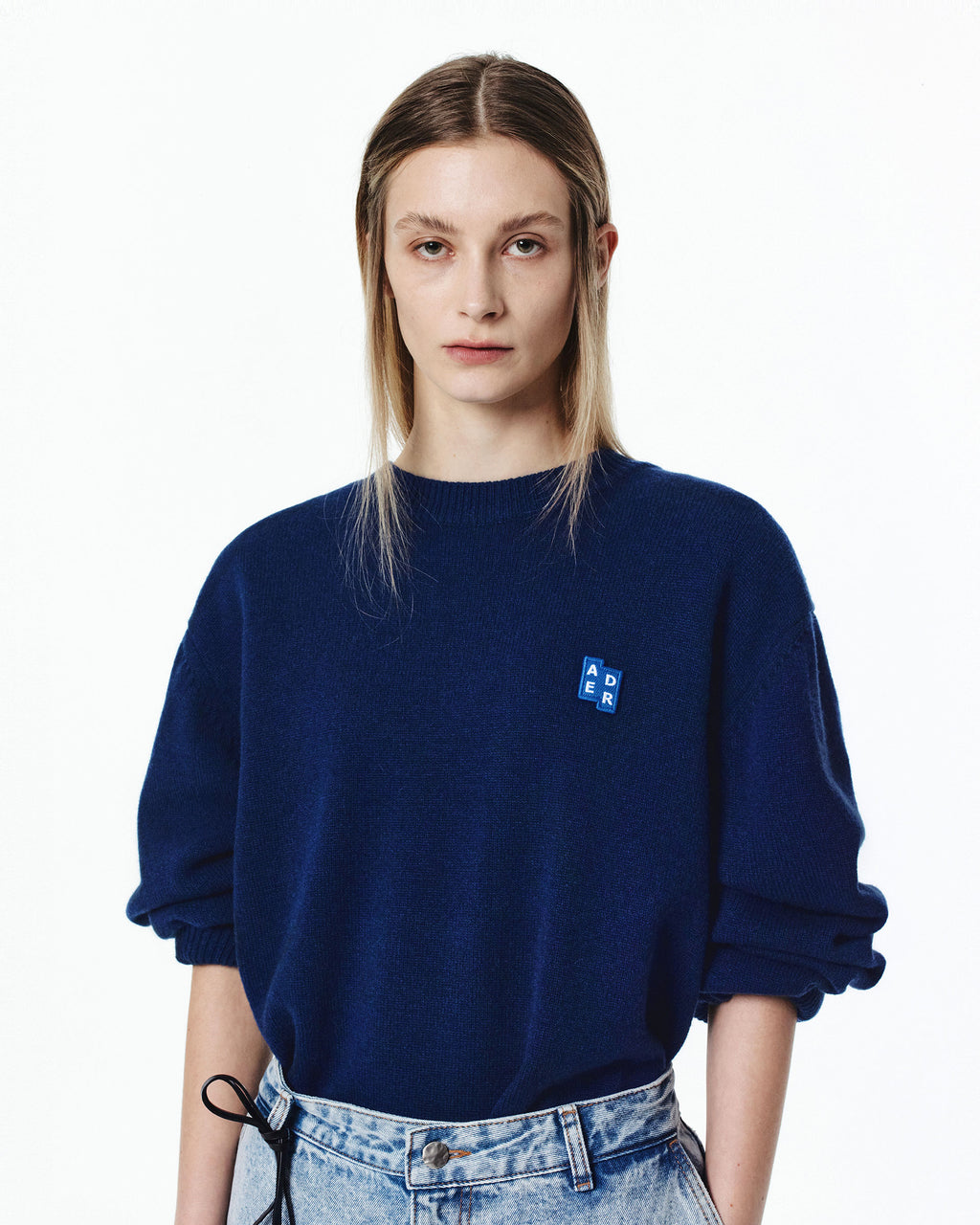 Ader Error - Sig; BL Tag knit 01 (Navy) product image 6 | TRAB K-Fashion Australia