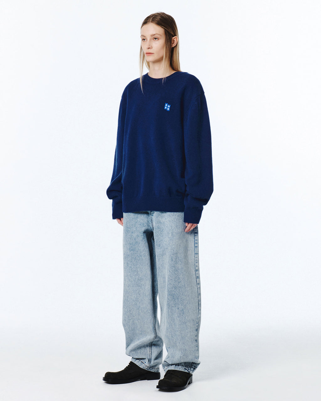 Ader Error - Sig; BL Tag knit 01 (Navy) product image 7 | TRAB K-Fashion Australia