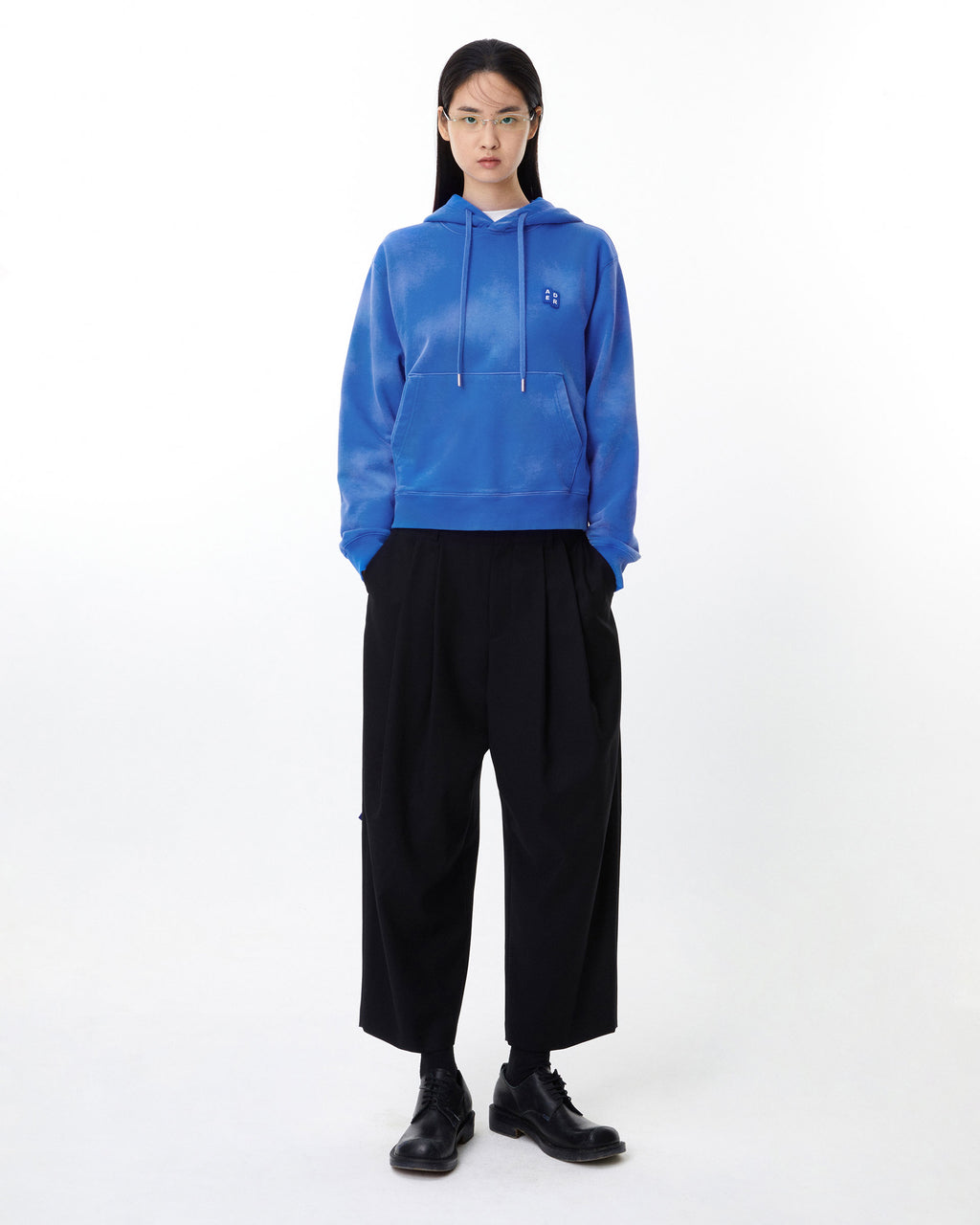 Ader Error - Sig; BL Tag hoodie 01 (Z-Blue) product image 5 | TRAB K-Fashion Australia