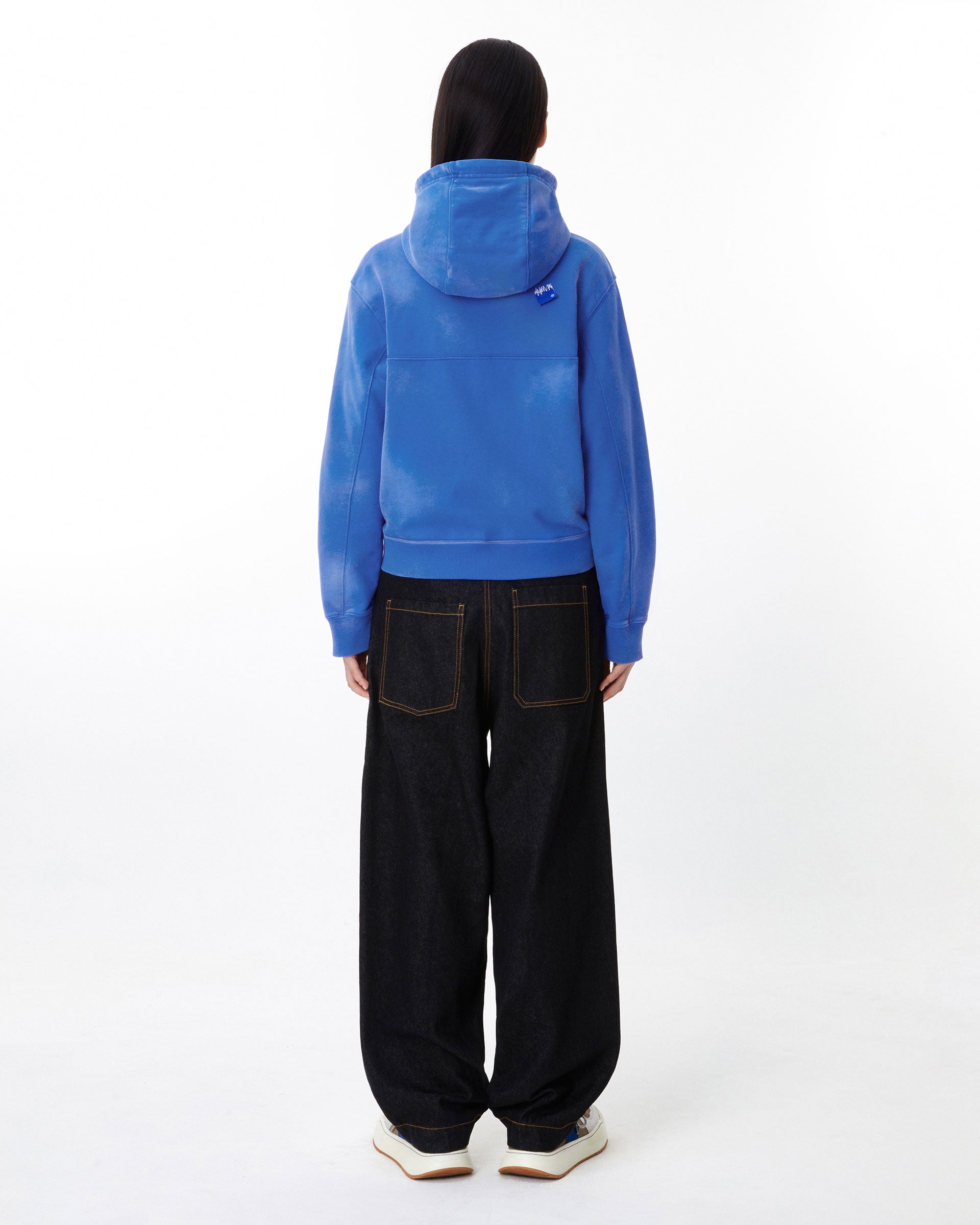 Ader Error - Sig; BL Tag hoodie zip-up 01 (Z-Blue) product image 4 | TRAB K-Fashion Australia