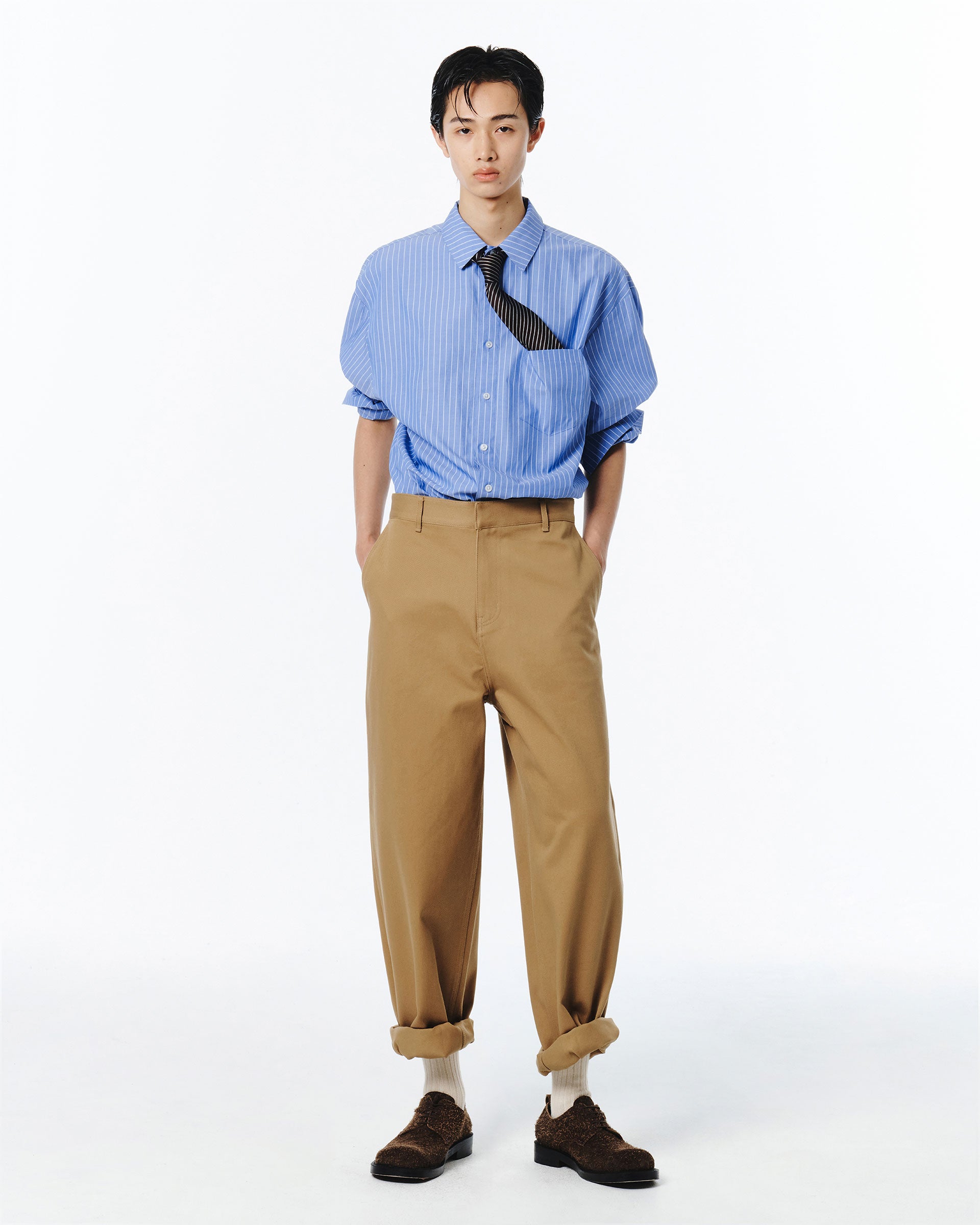 Ader Error - Sig; BL Tag trousers 01 (Beige) product image 5 | TRAB K-Fashion Australia