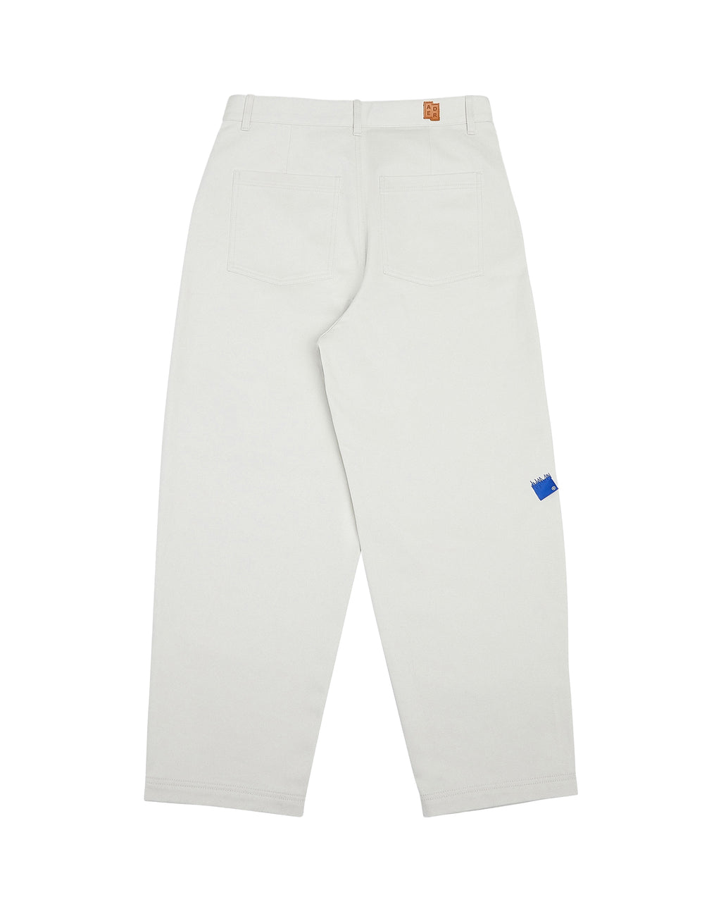 Ader Error - Sig; BL Tag trousers 01 (Ivory) product image 4 | TRAB K-Fashion Australia