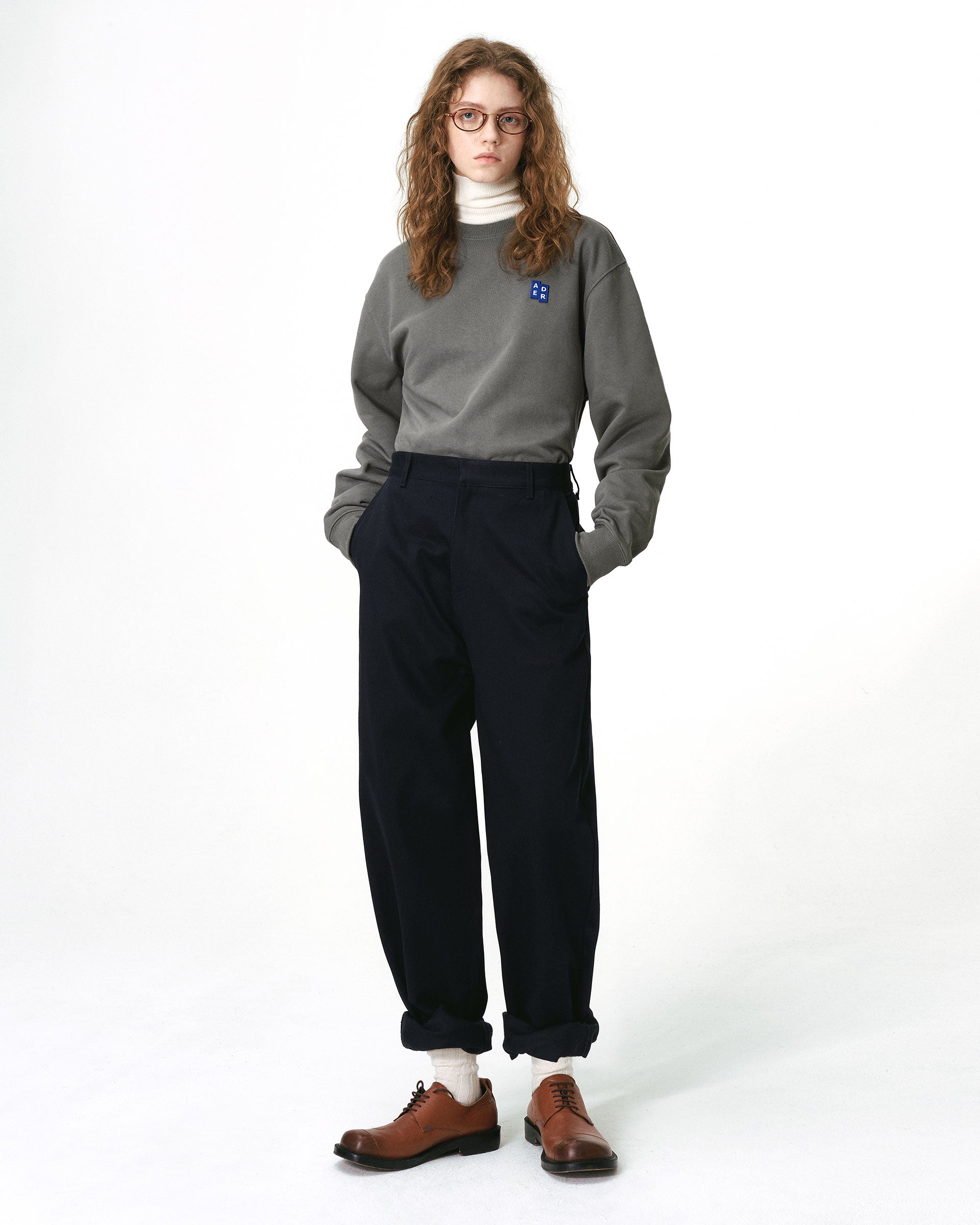 Ader Error - Sig; BL Tag trousers 01 (Navy) product image 1 | TRAB K-Fashion Australia