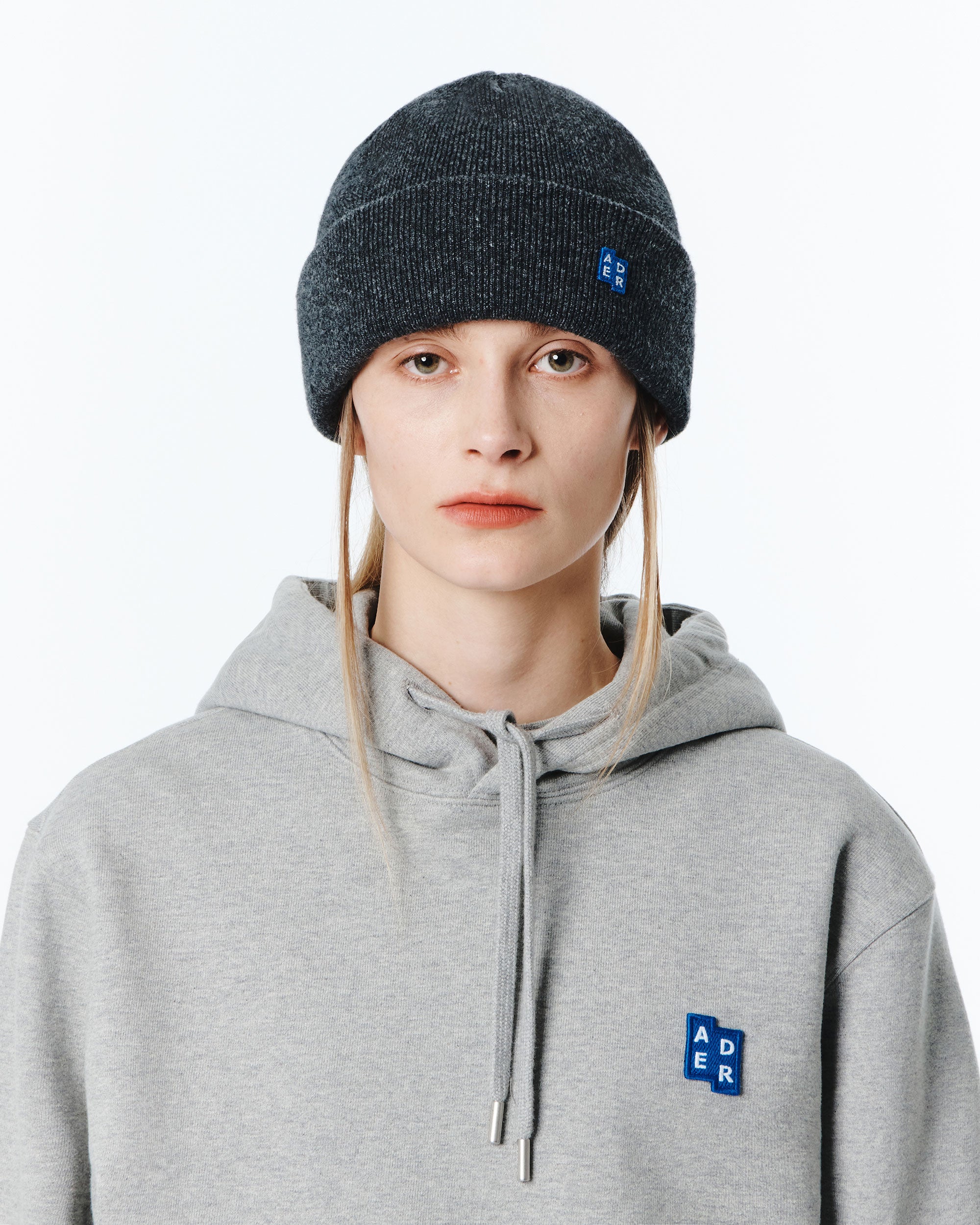Ader Error - Sig; BL Tag beanie 02 (Charcoal) product image 3 | TRAB K-Fashion Australia
