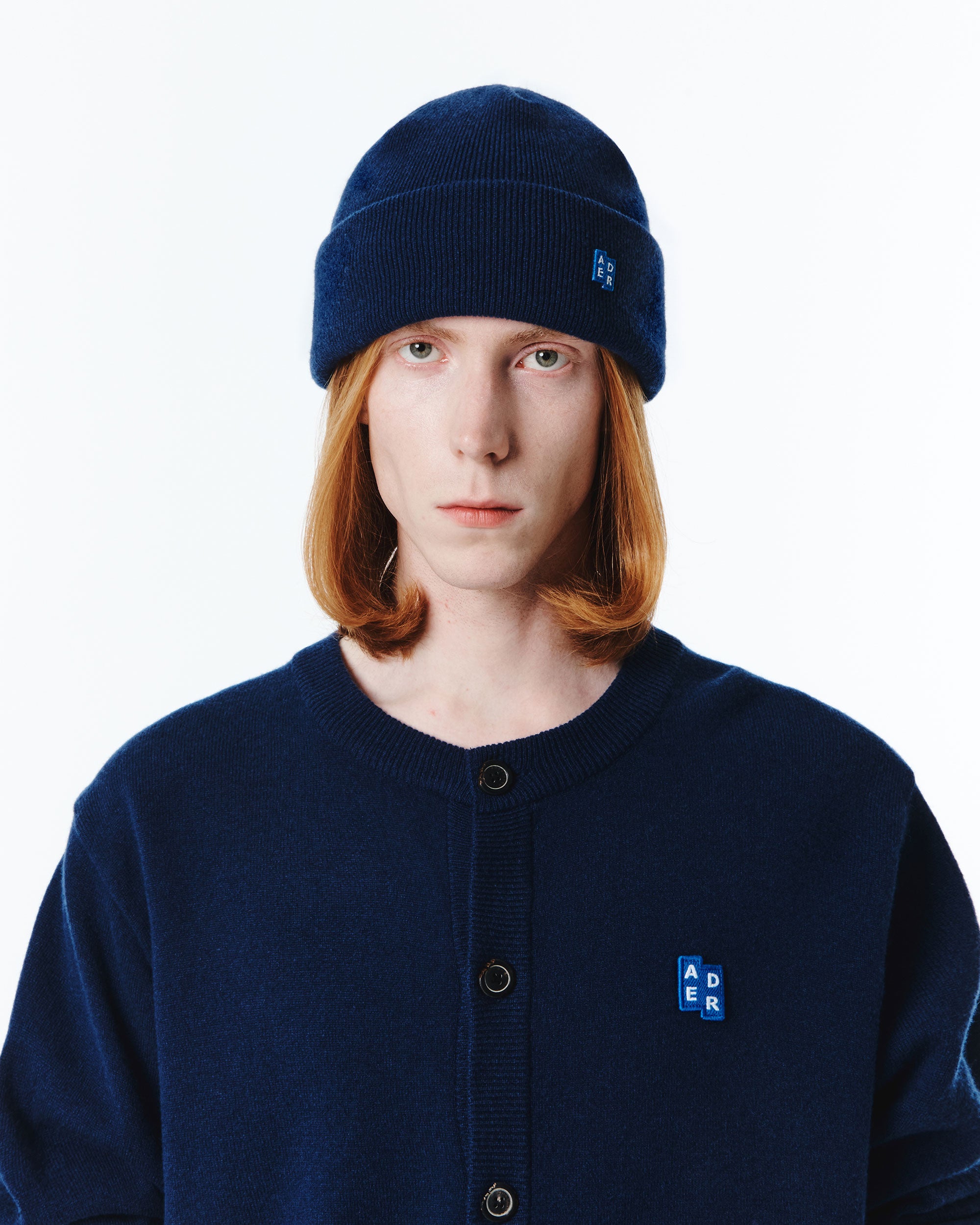 Ader Error - Sig; BL Tag beanie 02 (Navy) product image 3 | TRAB K-Fashion Australia