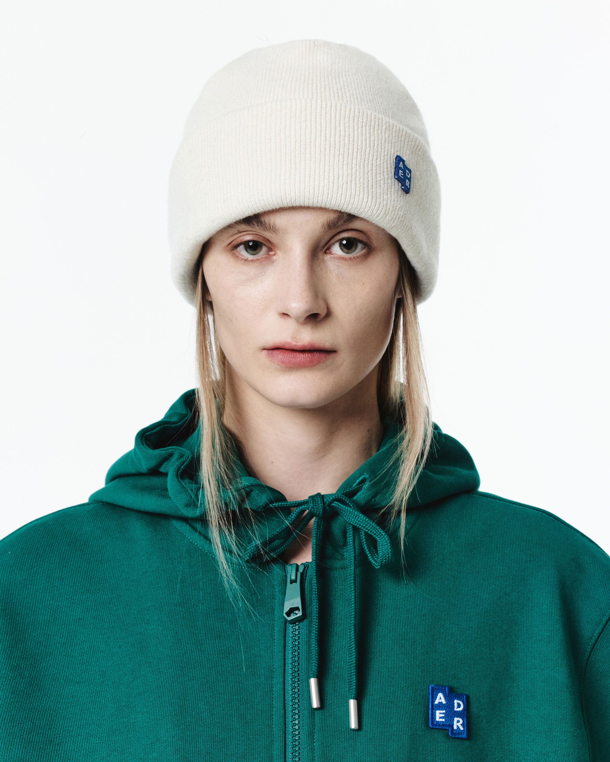 Ader Error - Sig; BL Tag beanie 02 (Oatmeal) product image 3 | TRAB K-Fashion Australia