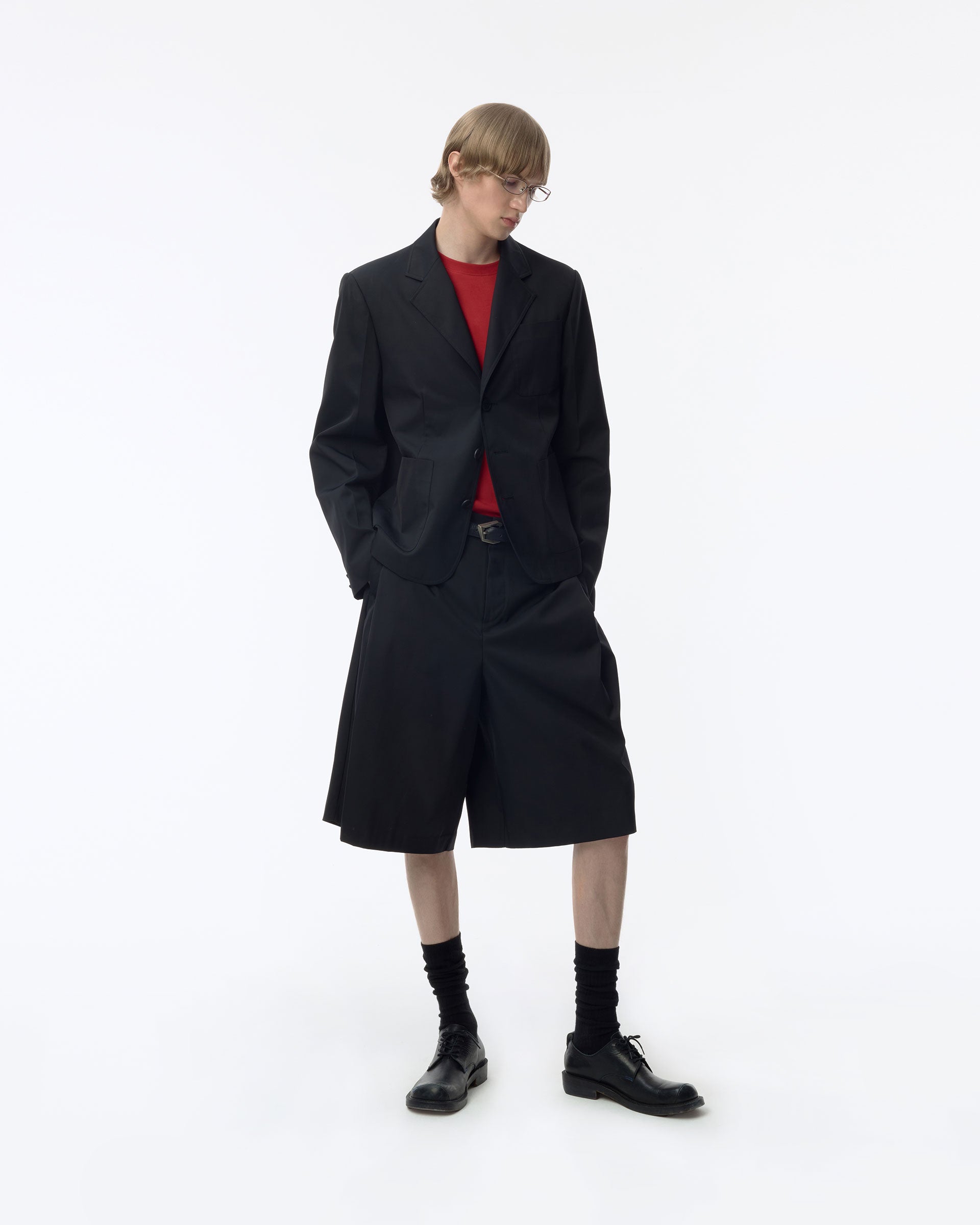 Ader Error - Sig; BK Tag shorts 01 (Noir) product image 9 | TRAB K-Fashion Australia