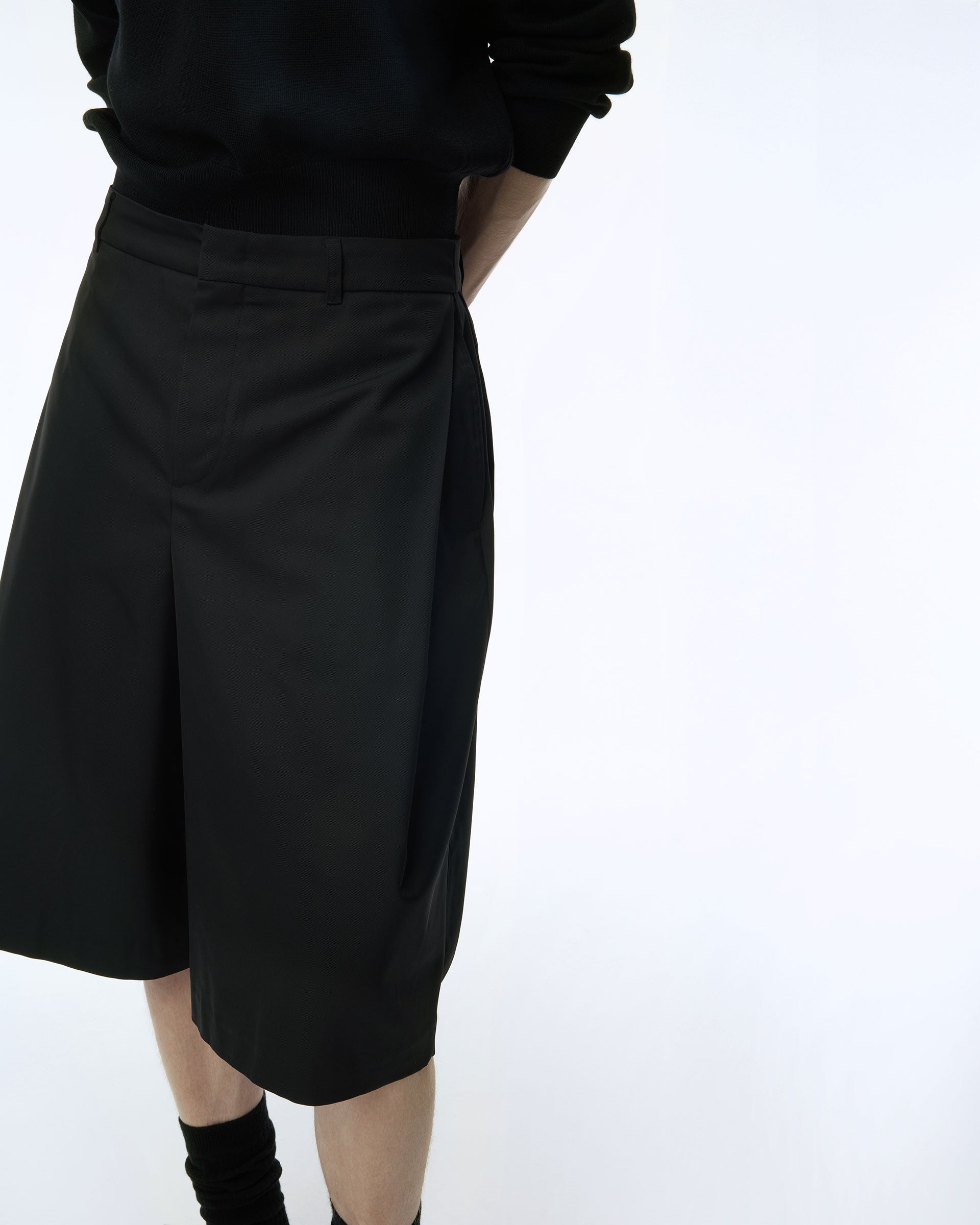 Ader Error - Sig; BK Tag shorts 01 (Noir) product image 14 | TRAB K-Fashion Australia