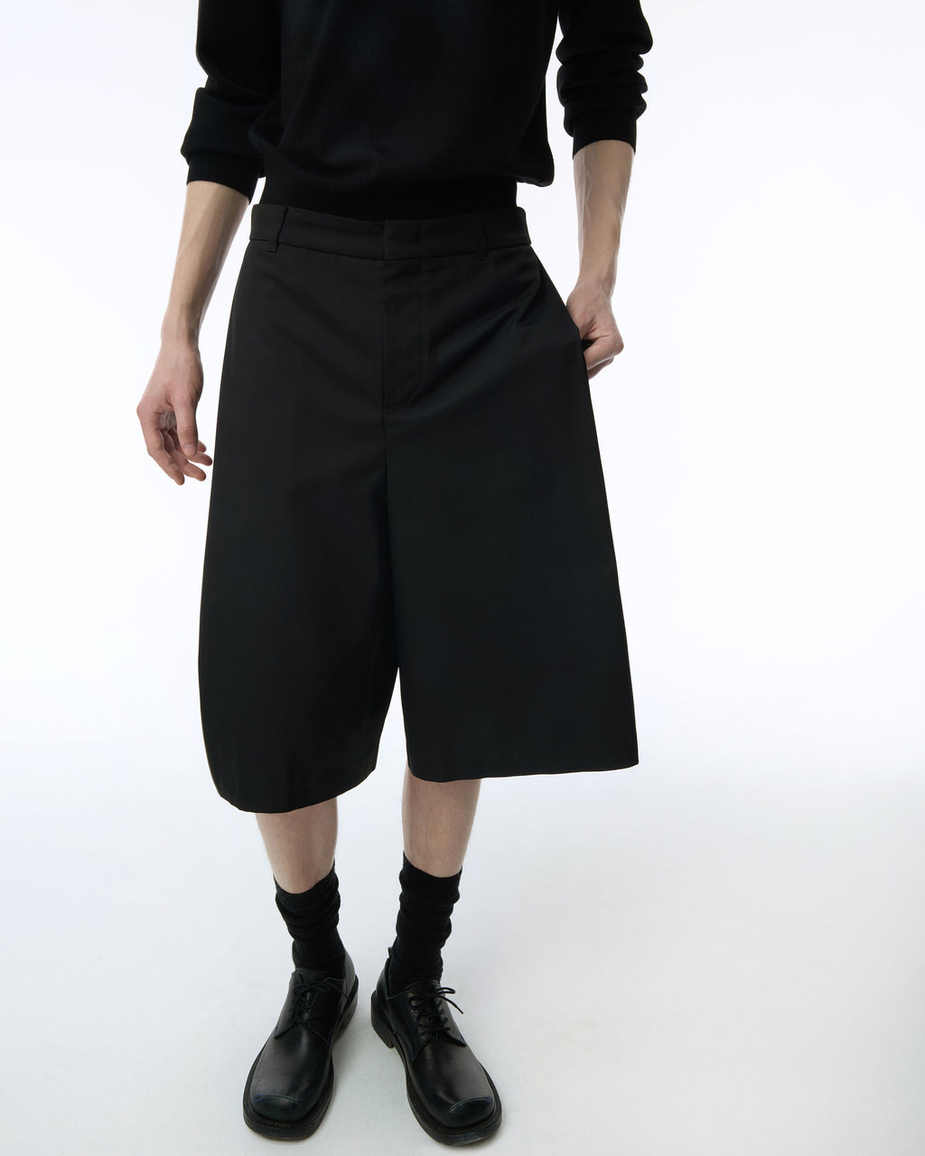 Ader Error - Sig; BK Tag shorts 01 (Noir) product image 15 | TRAB K-Fashion Australia