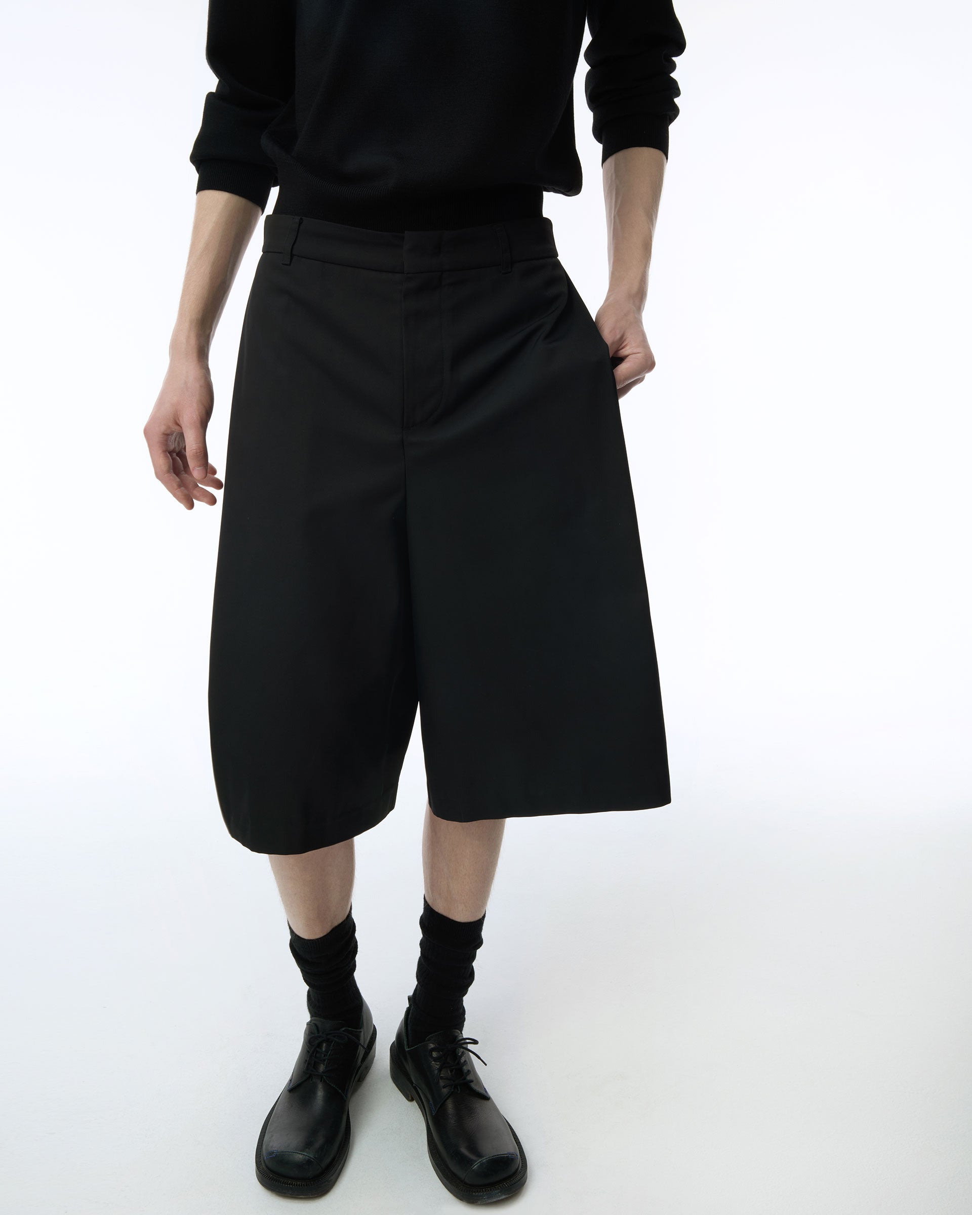 Ader Error - Sig; BK Tag shorts 01 (Noir) product image 15 | TRAB K-Fashion Australia