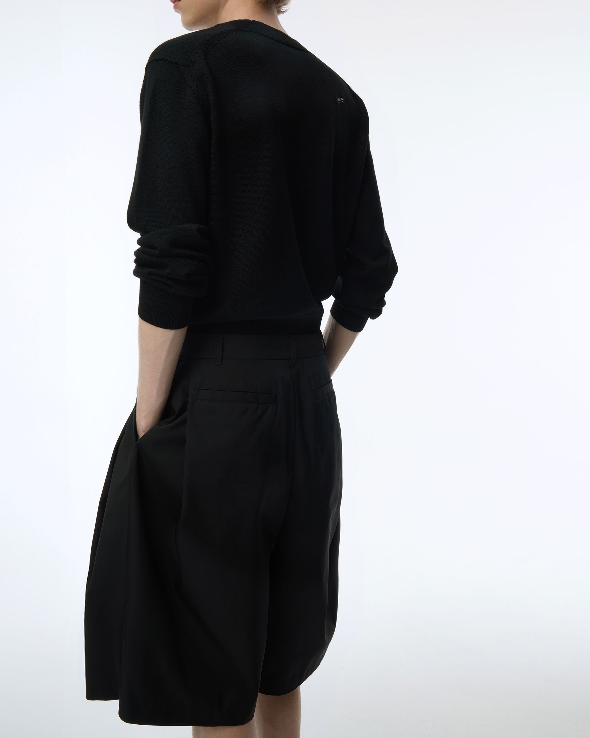 Ader Error - Sig; BK Tag shorts 01 (Noir) product image 16 | TRAB K-Fashion Australia