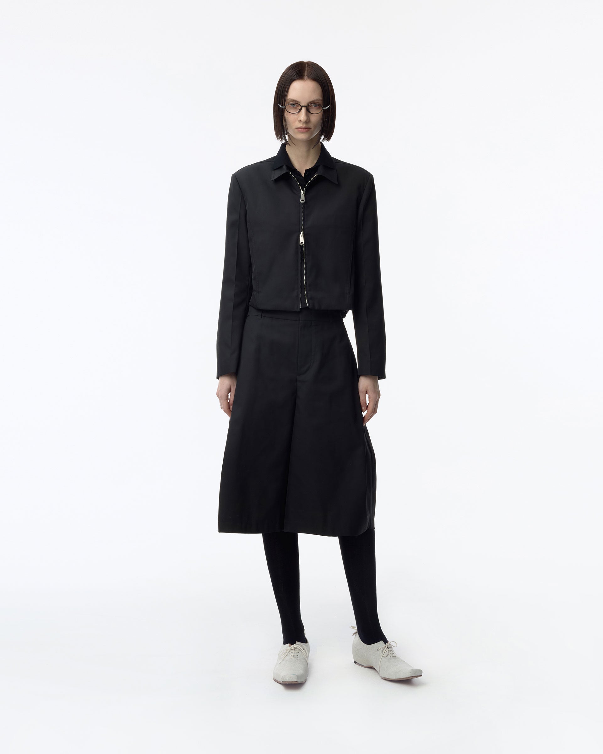 Ader Error - Sig; BK Tag shorts 01 (Noir) product image 1 | TRAB K-Fashion Australia